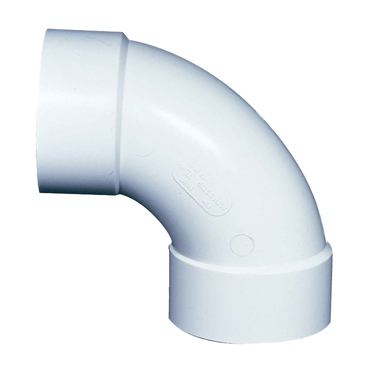 Coude de 90˚ PVC-BDS «femelle», 4&quot;