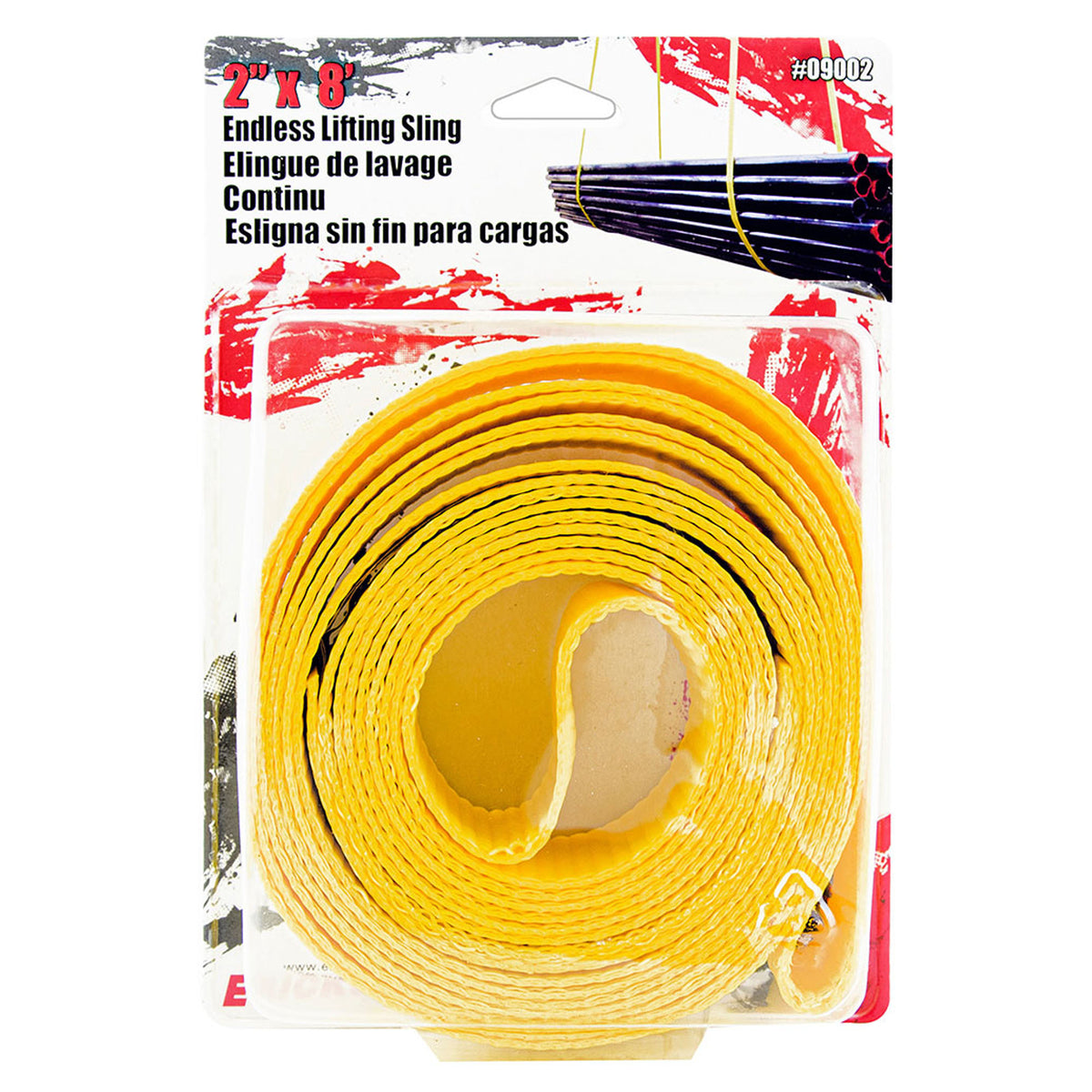 Élingue de levage continu, 2" x 8'