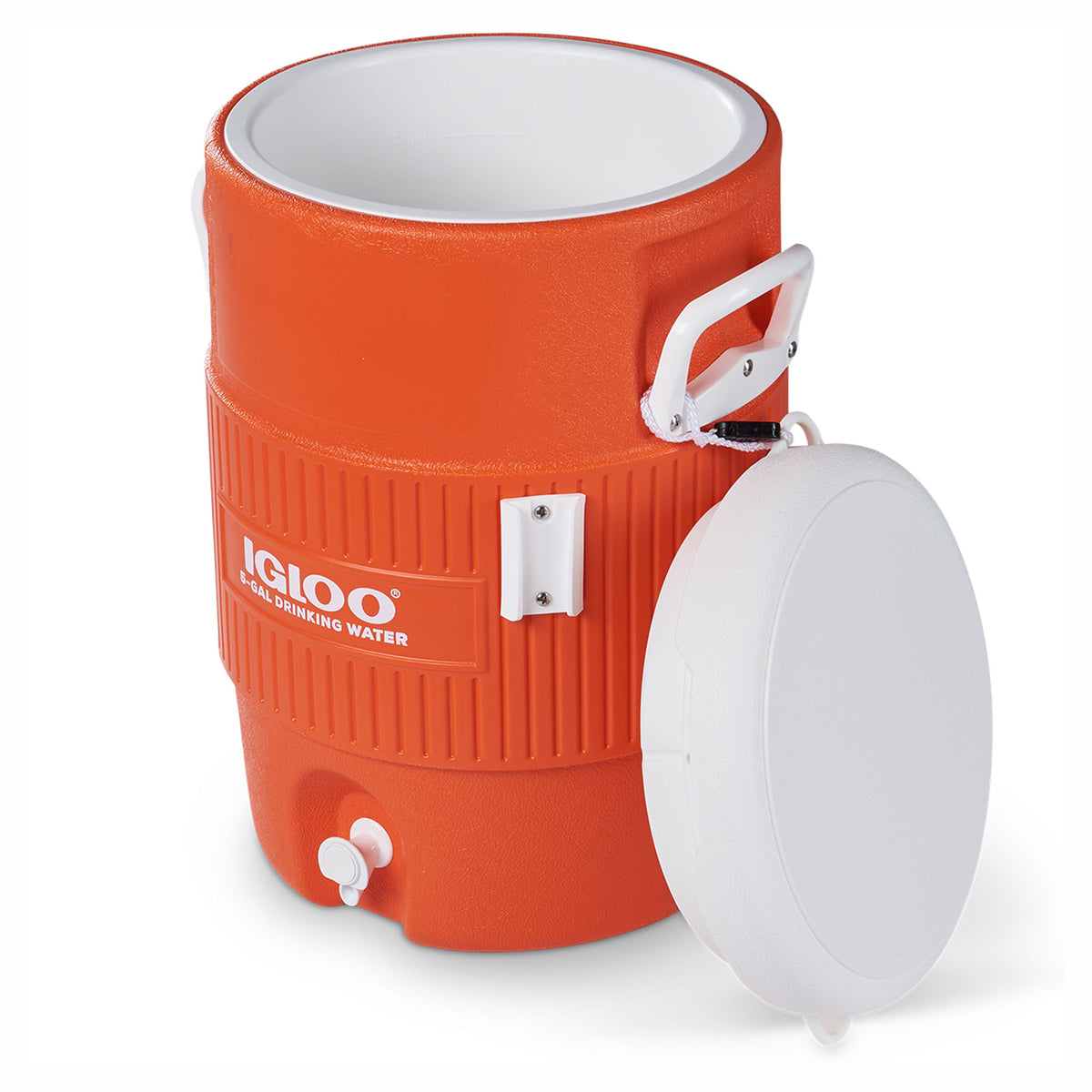 Glacière à boisson orange, 5 gallons