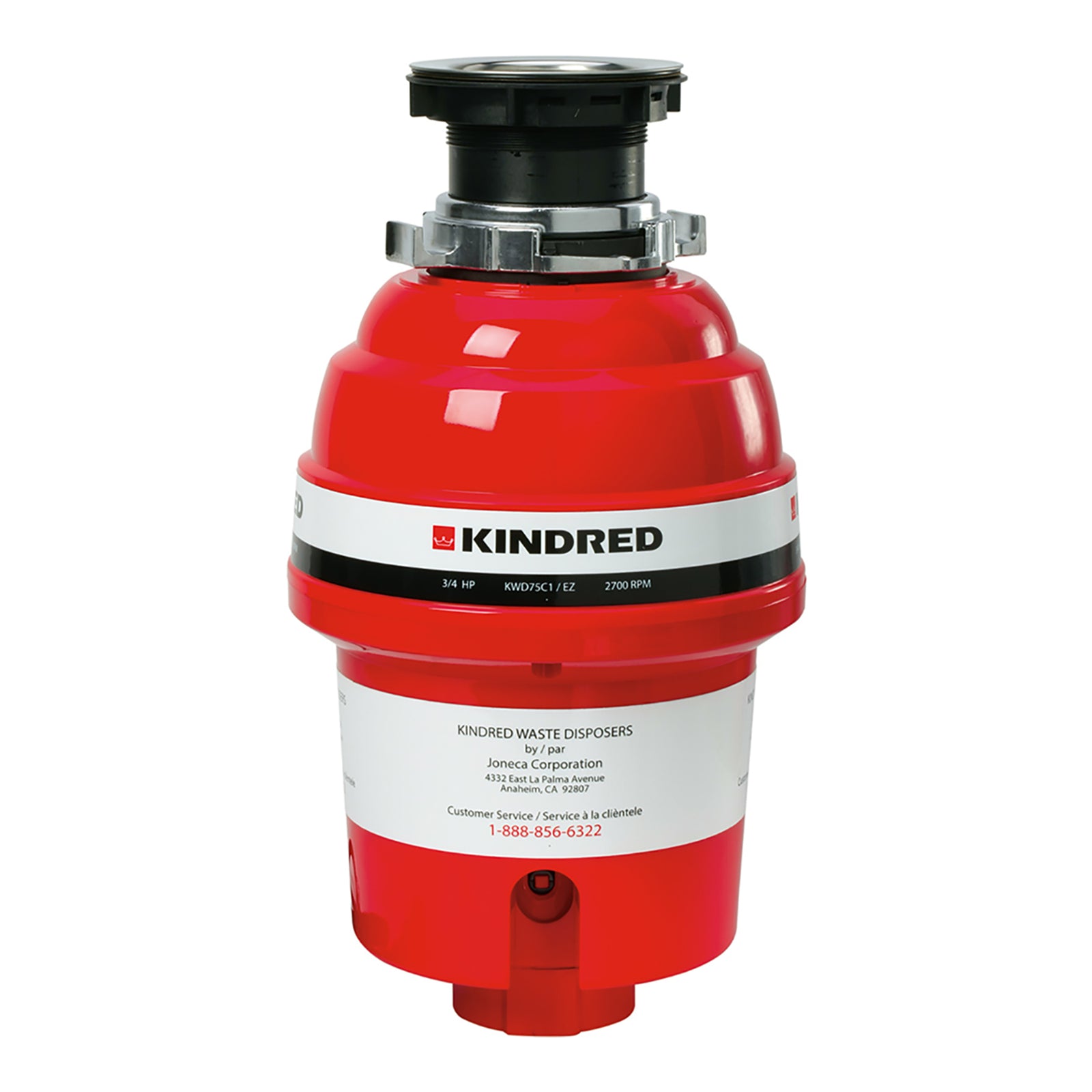 Broyeur à déchets, 16'' x 8-1/2''   