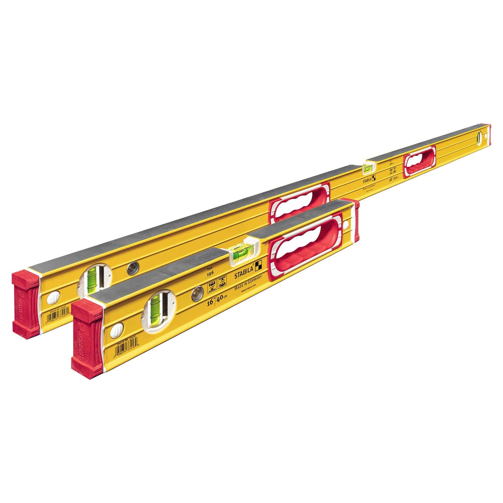 Ensemble de 2 niveaux robustes Type 196, 16'' et 48''