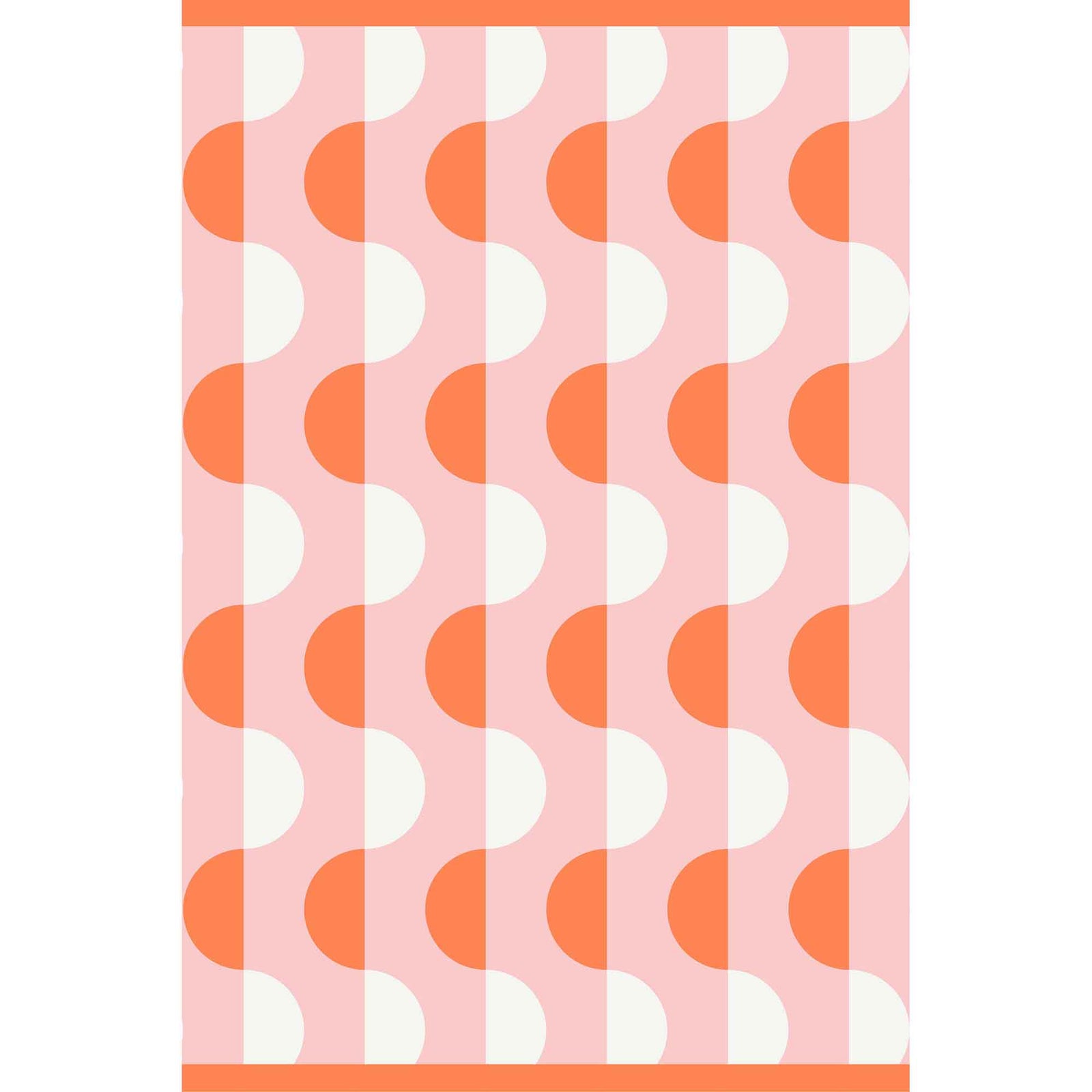 Tapis d'extérieur tissé, ondulé (6' x 9')