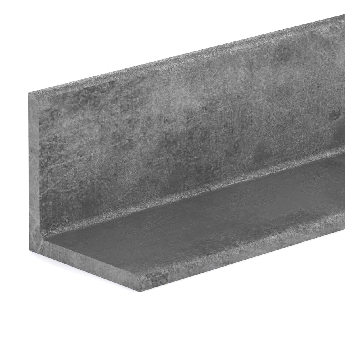 Angle en acier non plaqué, 1/8'' x 1'' x 48''