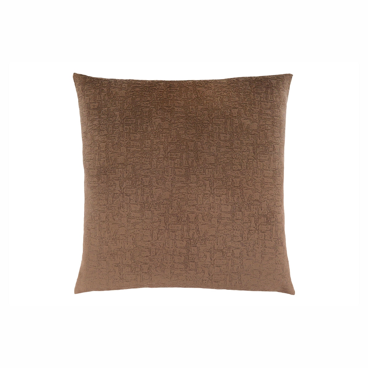 Coussin brun, 18" x 18"