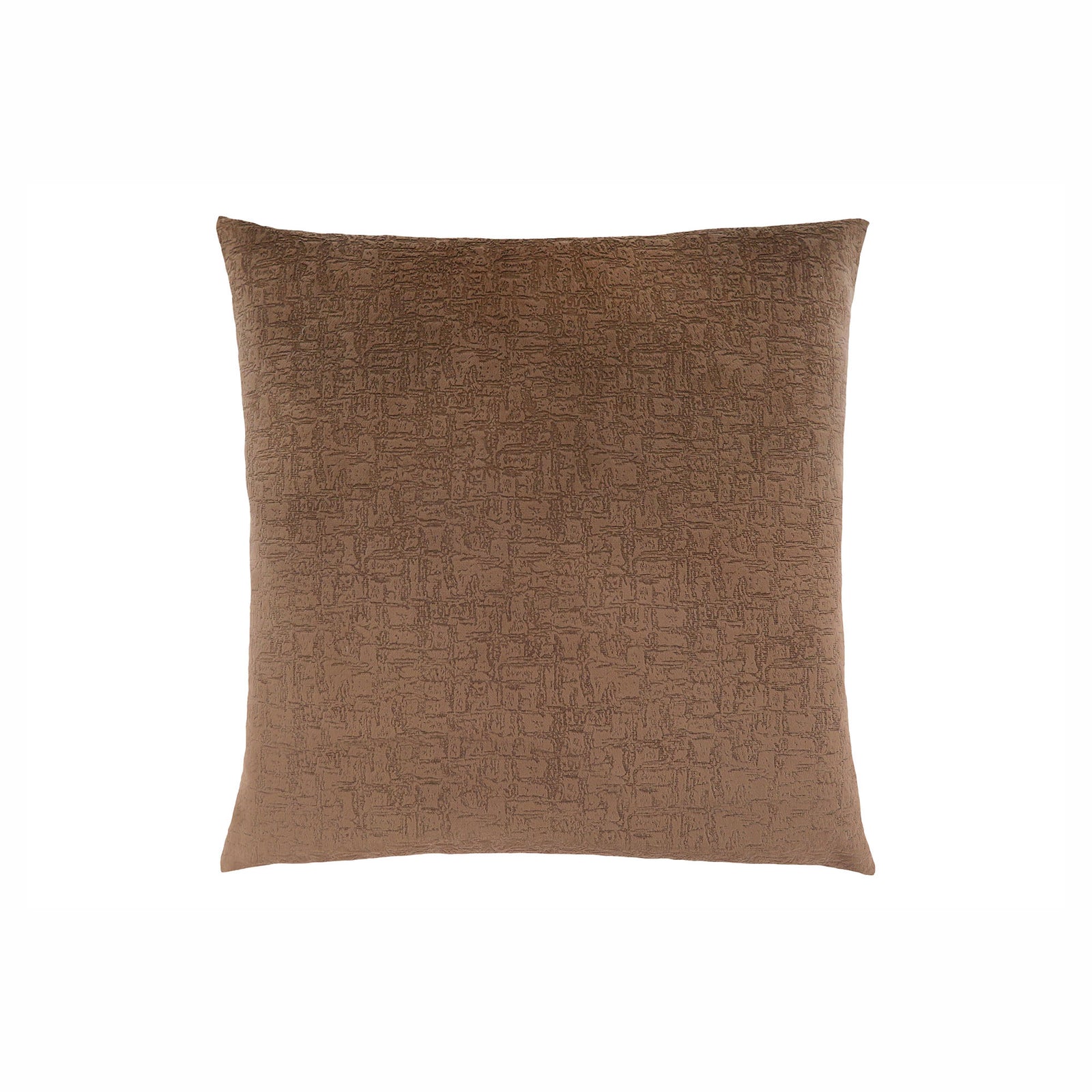 Coussin brun, 18" x 18"