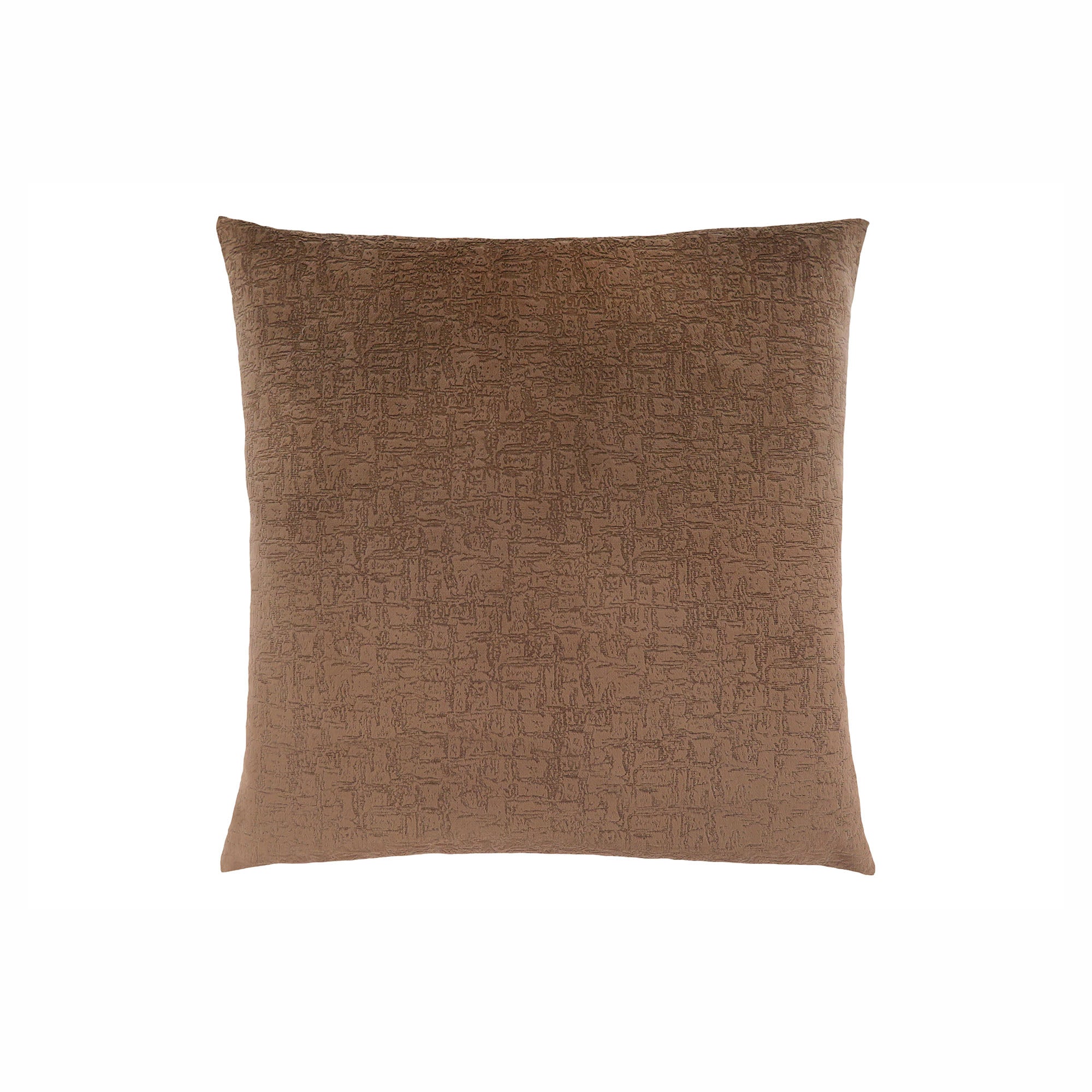 Coussin brun, 18" x 18"