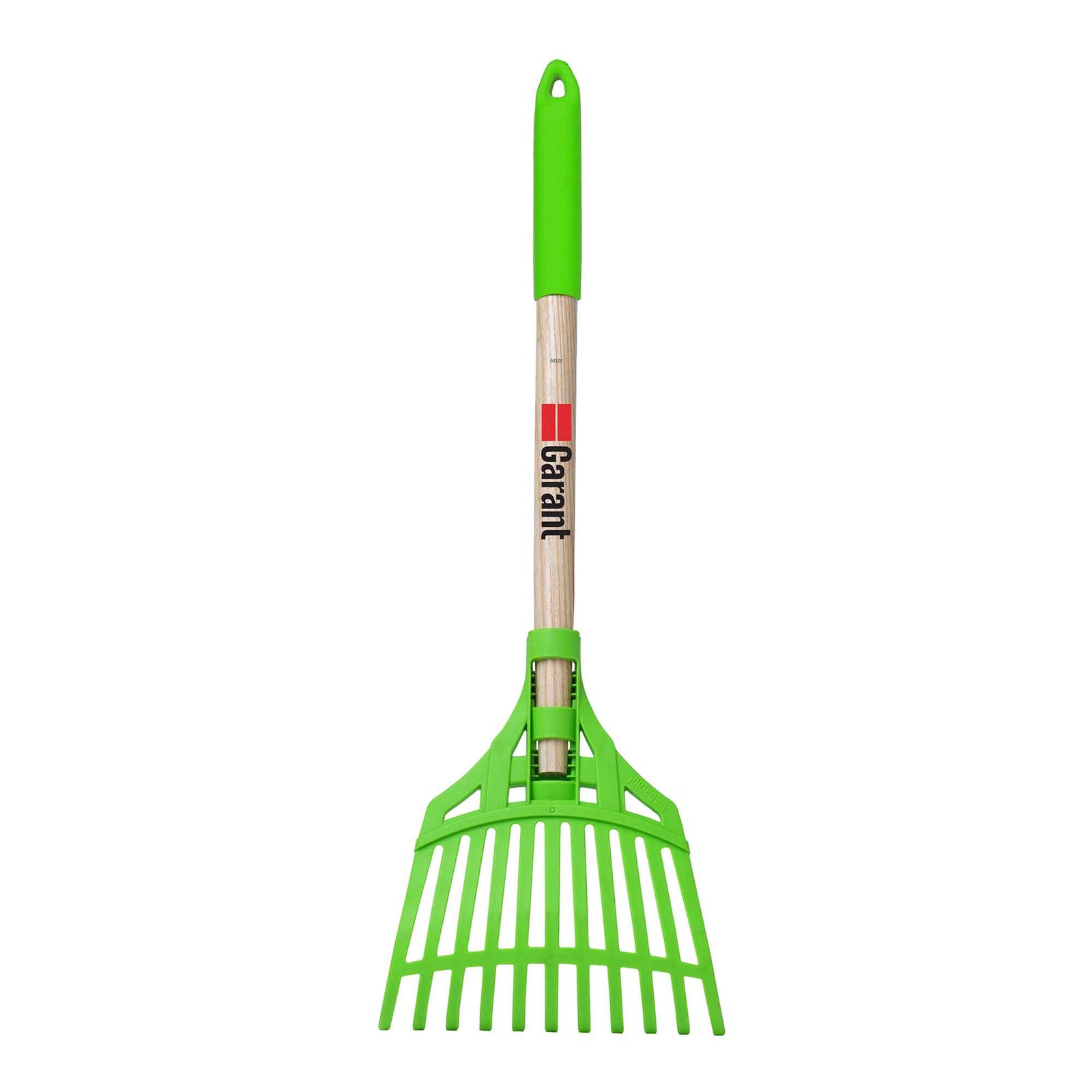 Râteau à rocailles à manche court en bois, 22,5'' x 8,9''