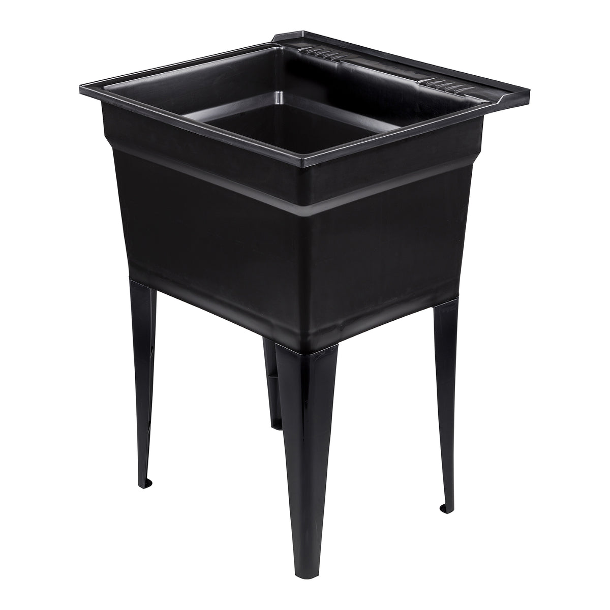 Cuve de lavage ultrarobuste Classic de 24&#39;&#39;, noir (73 L)