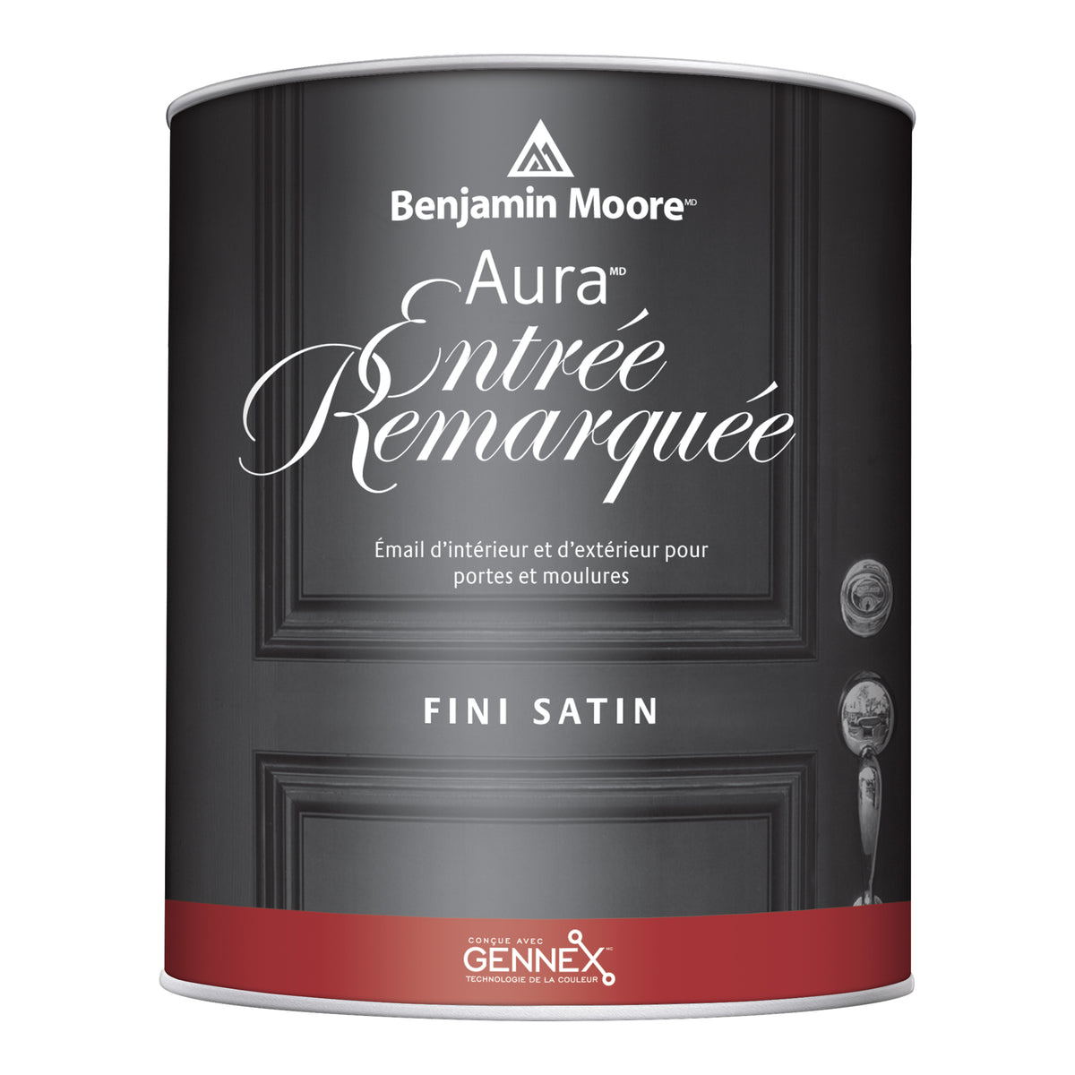 Entrée remarquée au fini satiné, base 1, 946 ml