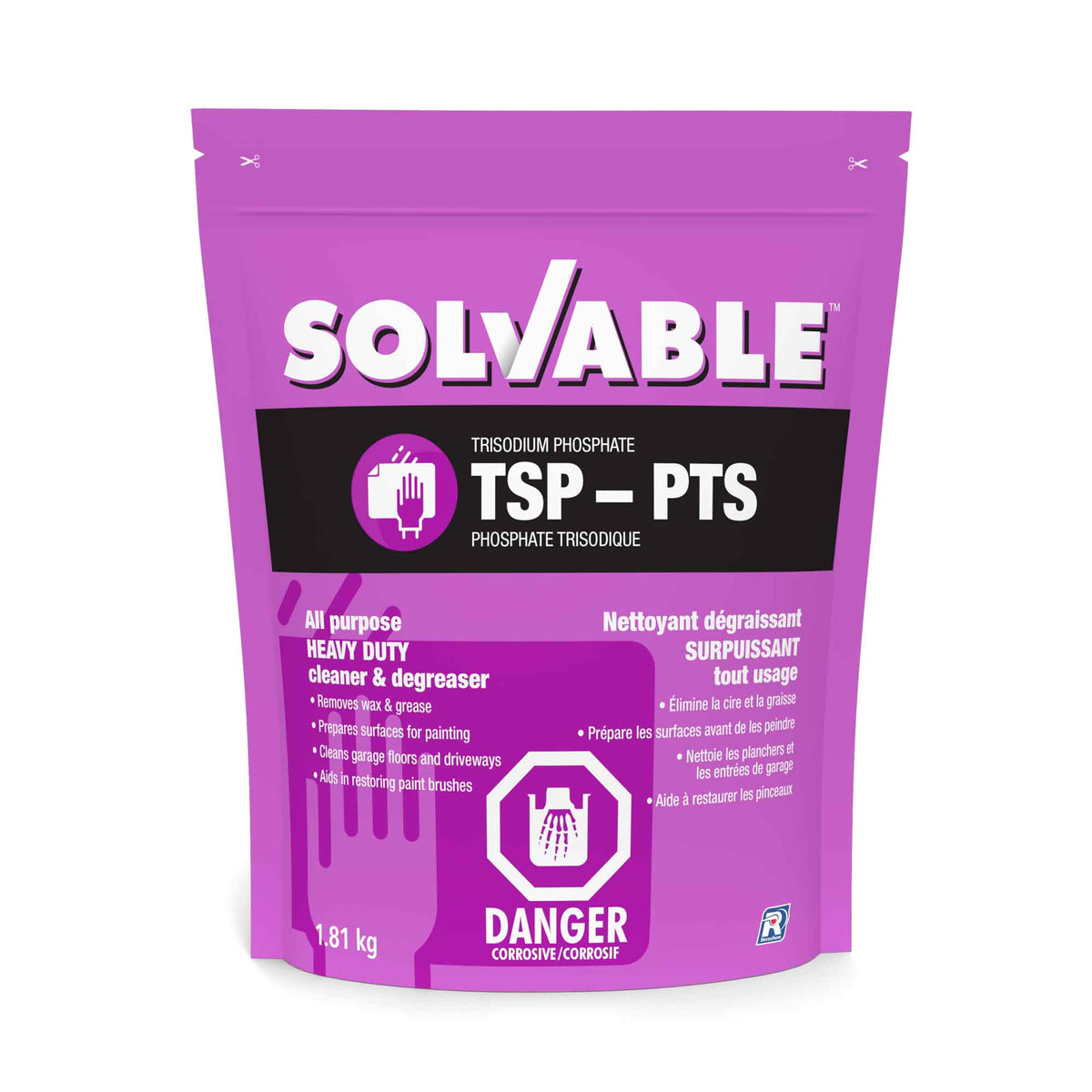 Nettoyant et dégraissant PTS en poudre surpuissant, 1,81 kg