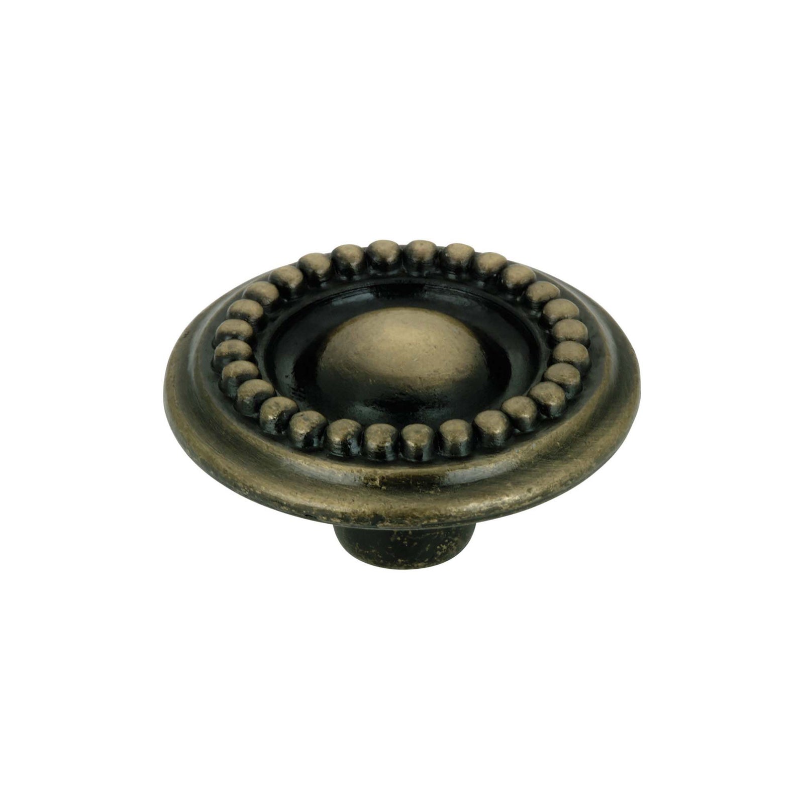 Bouton traditionnel en métal antique anglais, # 3758