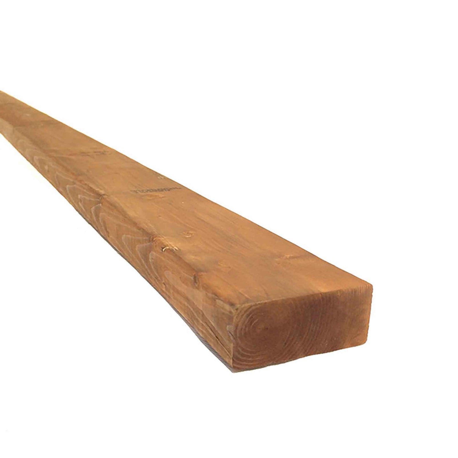 Bois traité brun de Première Qualité, 2" x 4" x 16'