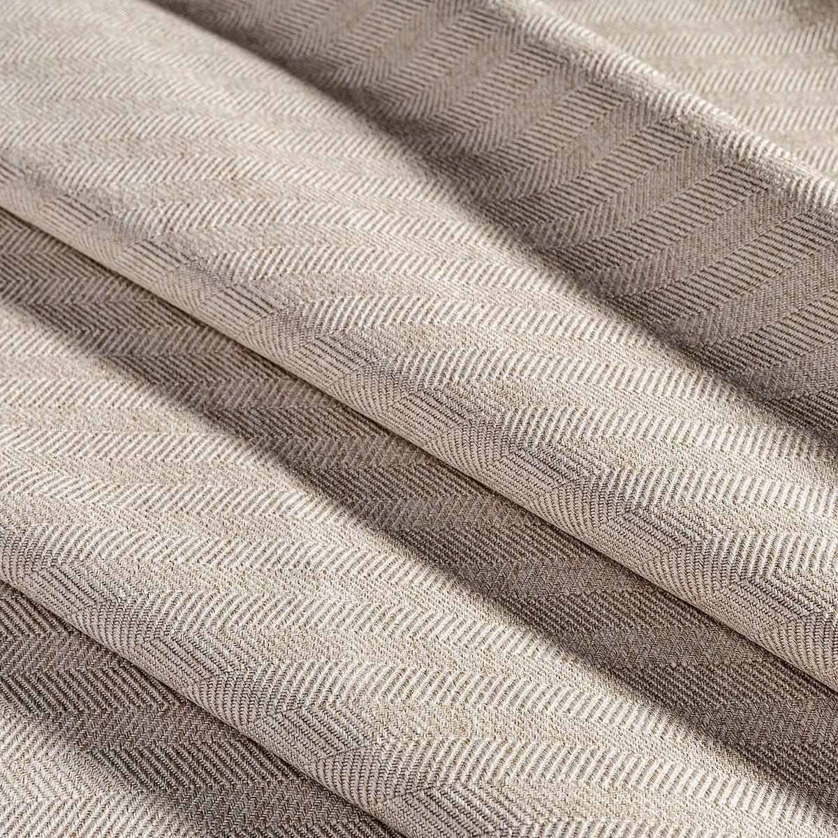 Panneau de rideau coupe-lumière à motif de chevrons tissés, 52'' x 84'' (sable)
