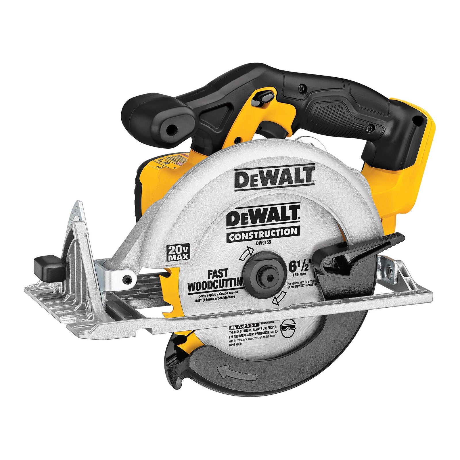 Scie circulaire 20 V MAX avec lame de 6-1/2", outil seulement