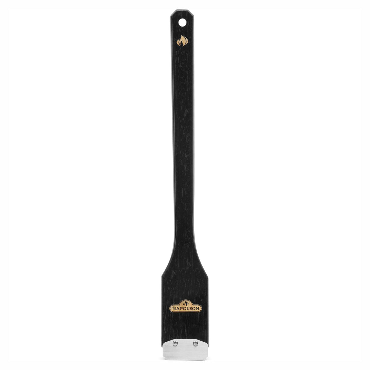 Brosse à BBQ en bois avec filaments en acier inoxydable