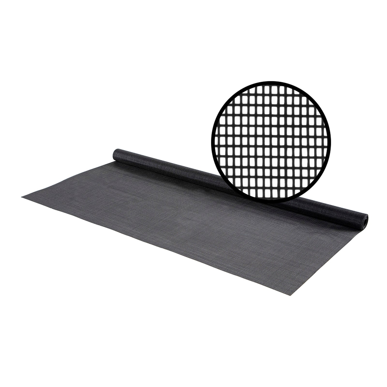 Kit de moustiquaire résistante aux animaux pour fenêtres et portes, 48'' x 84''