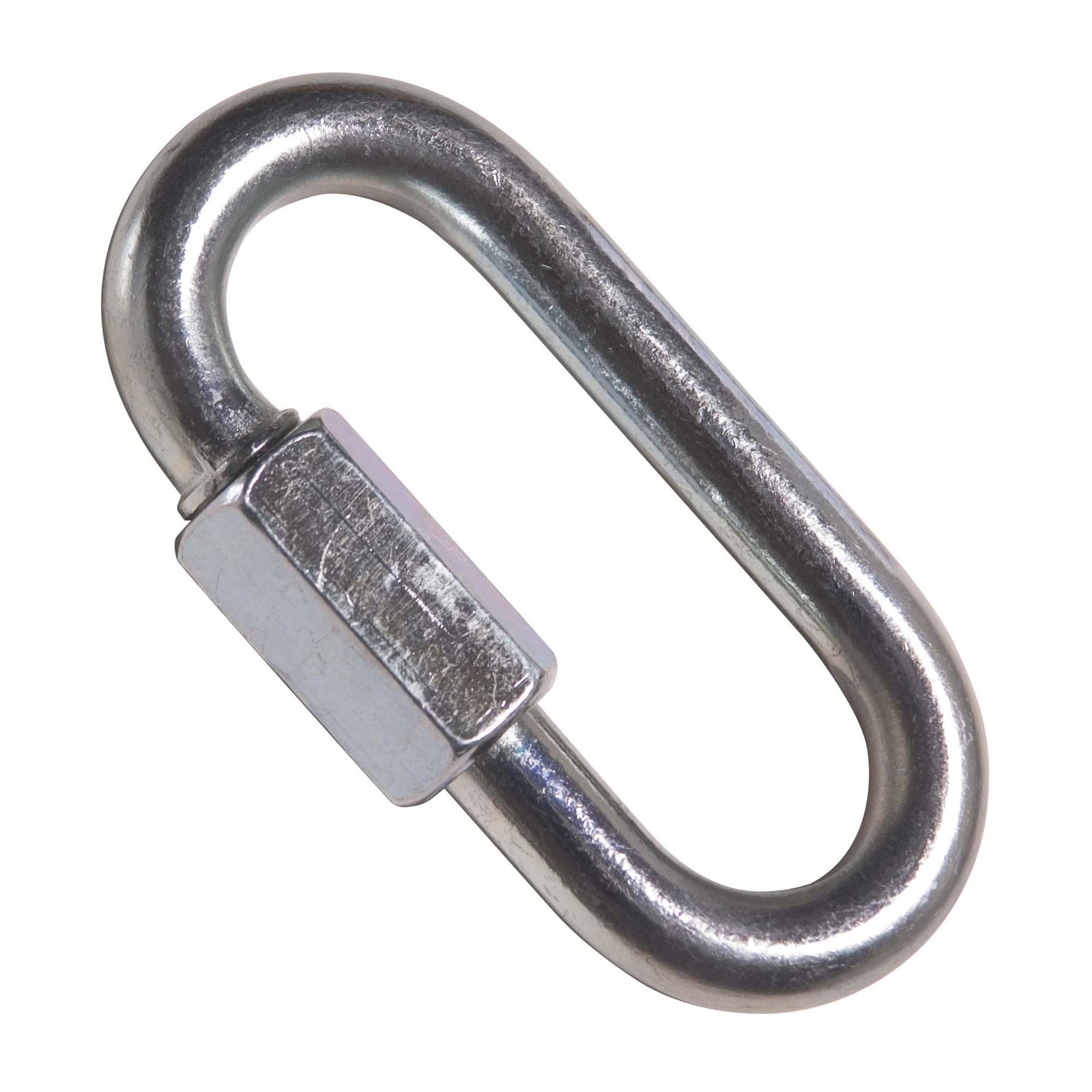 Maillon rapide plaqué de zinc de 3/8''