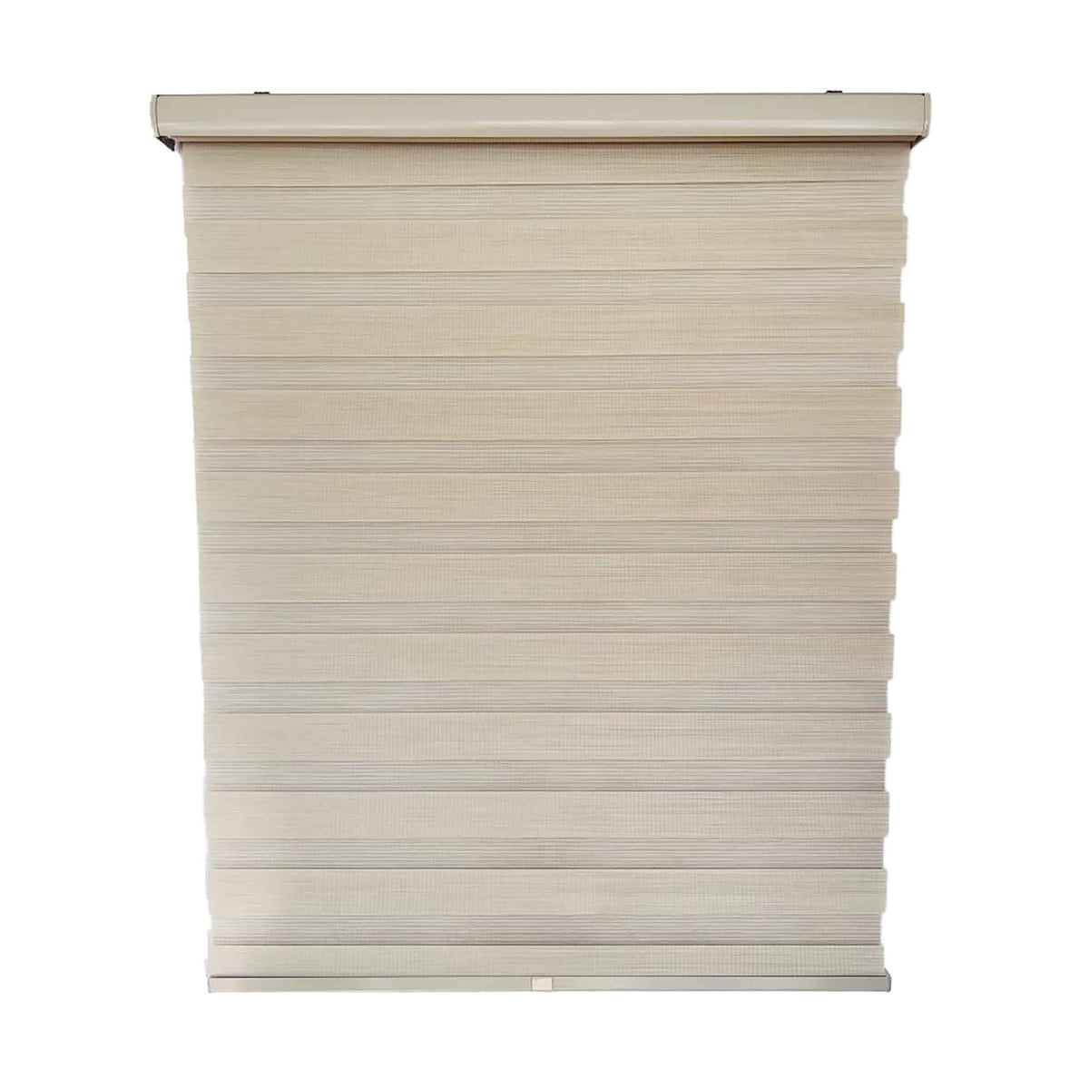 Store sans cordon en polyester beige, 55" x 84"