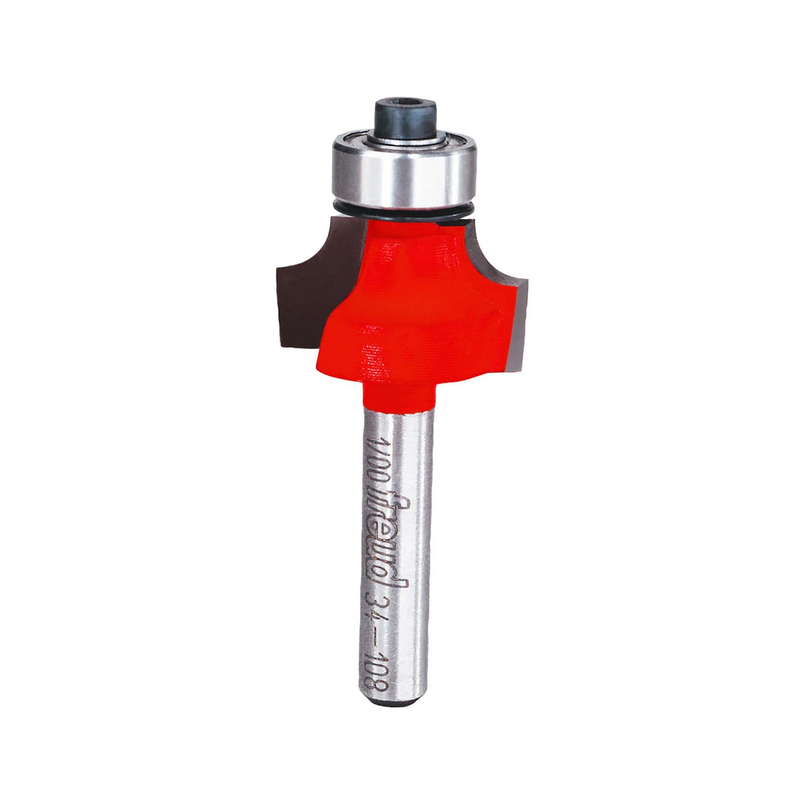 Mèche de toupie à arrondi convexe de 7/8" x 3/16" de rayon, tige 1/4"