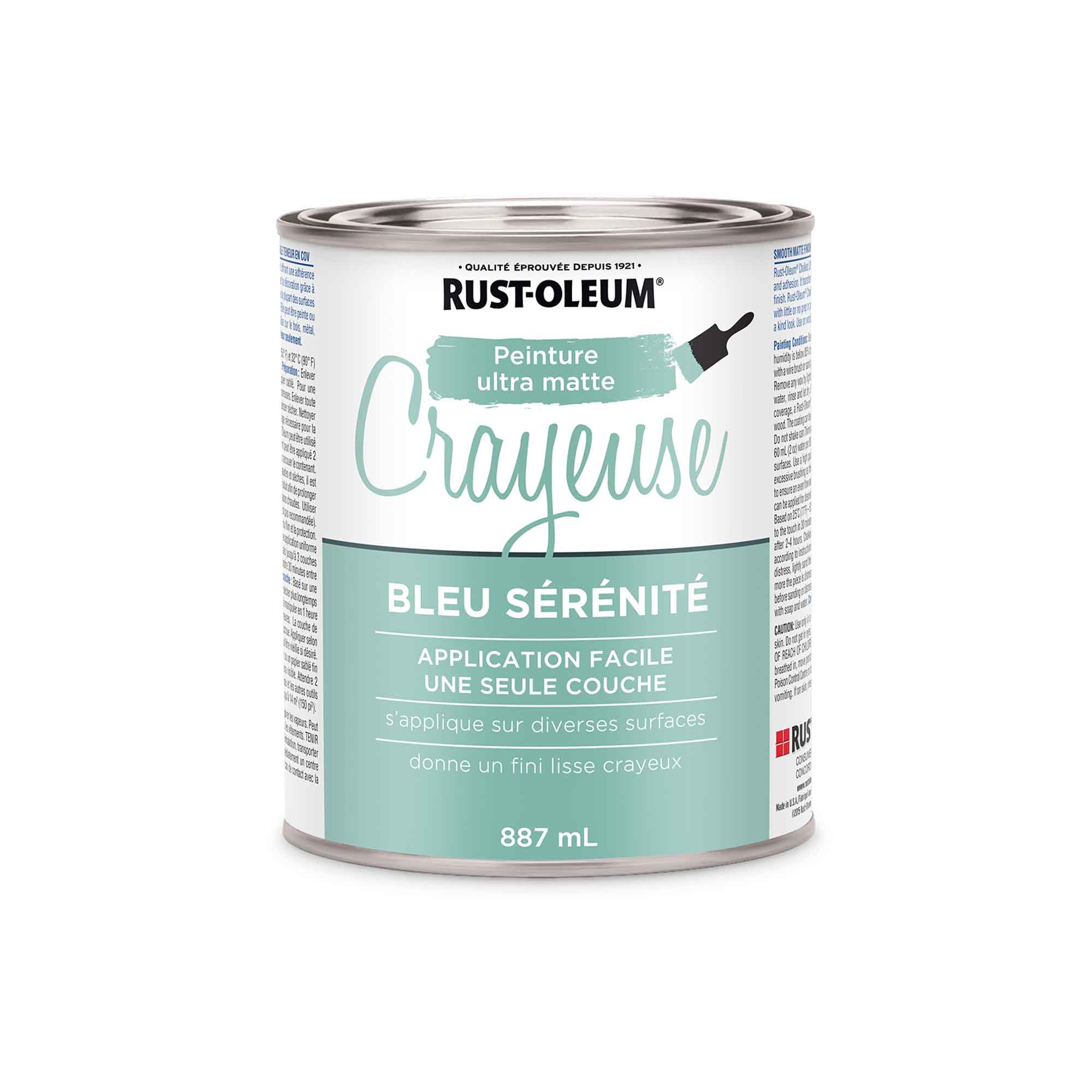 Peinture à la craie Ultra Mate bleu sérénité, 887 ml