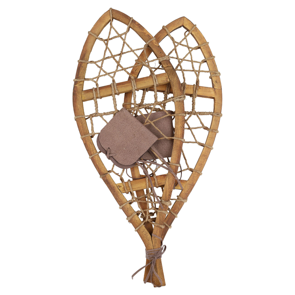 Décoration murale de raquettes en bois naturel, 21,65"