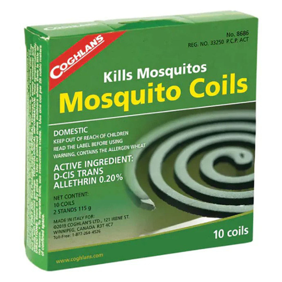 Spirales anti-moustiques, 10 unités