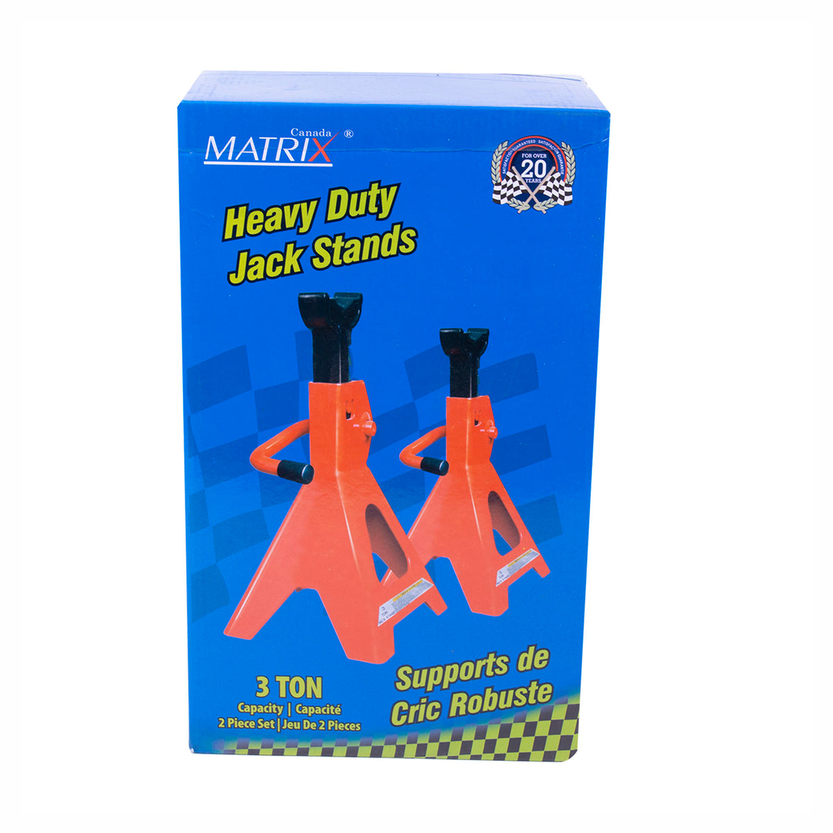 Support de cric robuste, 3 tonnes (2 unités)