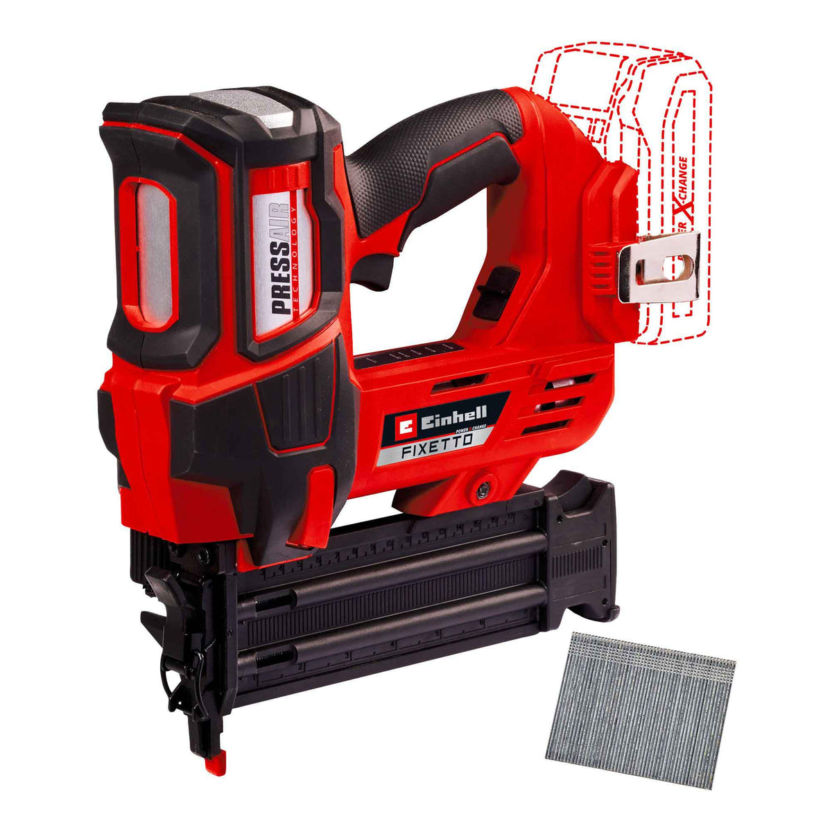 Cloueuse de finition sans fil de 18 V FIXETTO, outil seulement