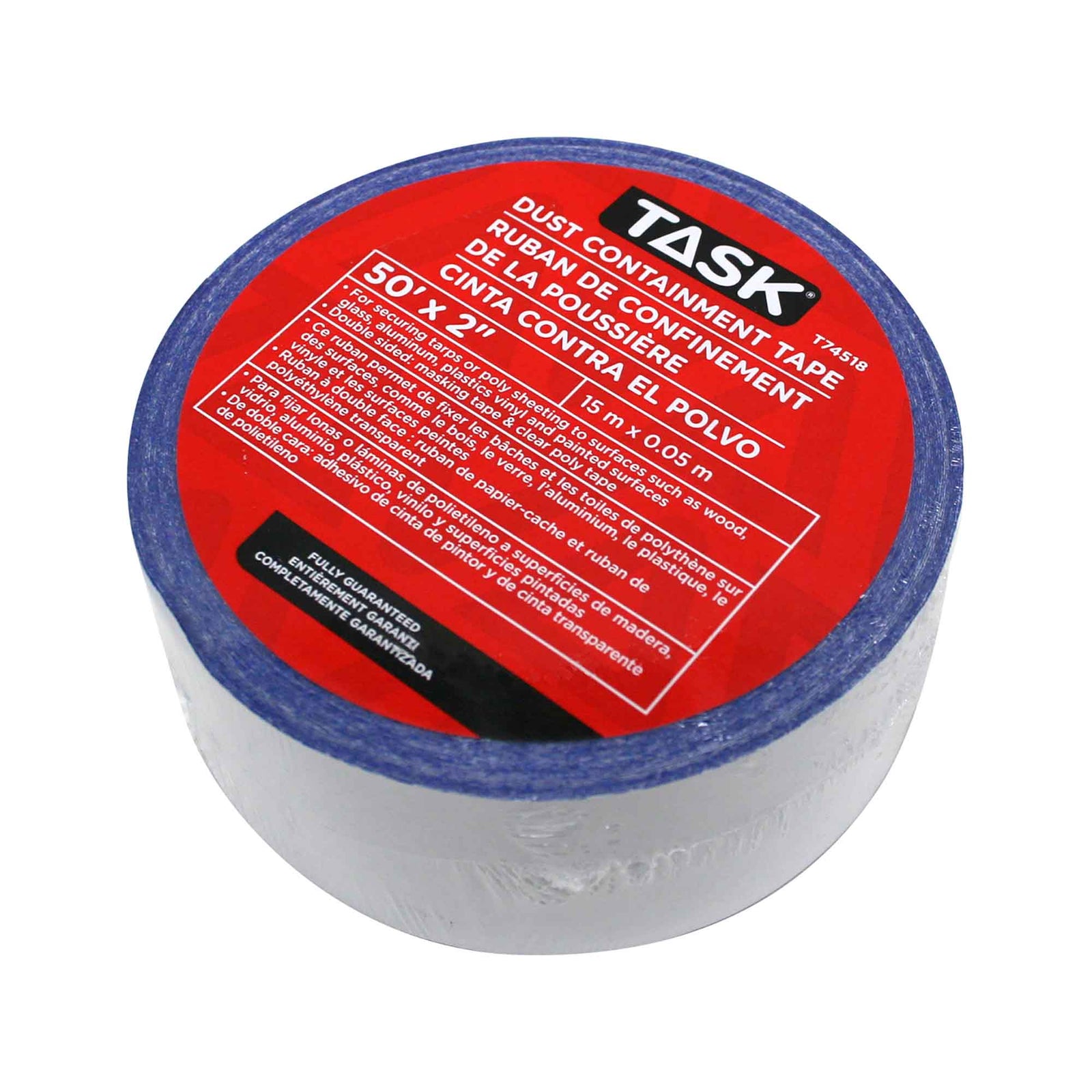 Rouleau double-face pour confinement de poussière, 2" x 50'