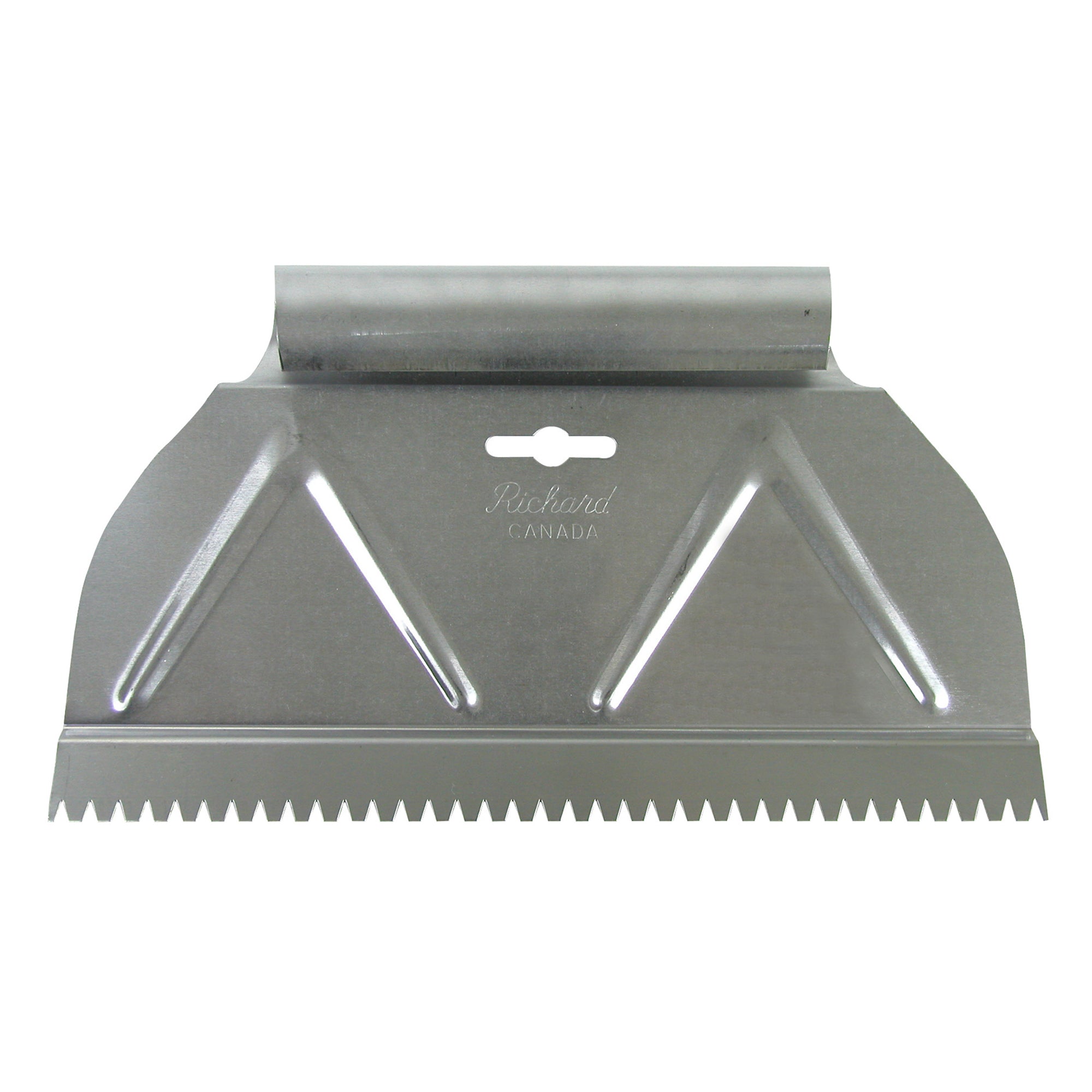 Étendeur à colle de 9'' (22,7 cm) dents en ''V'' (3/16 x 1/8 x 1/8'')