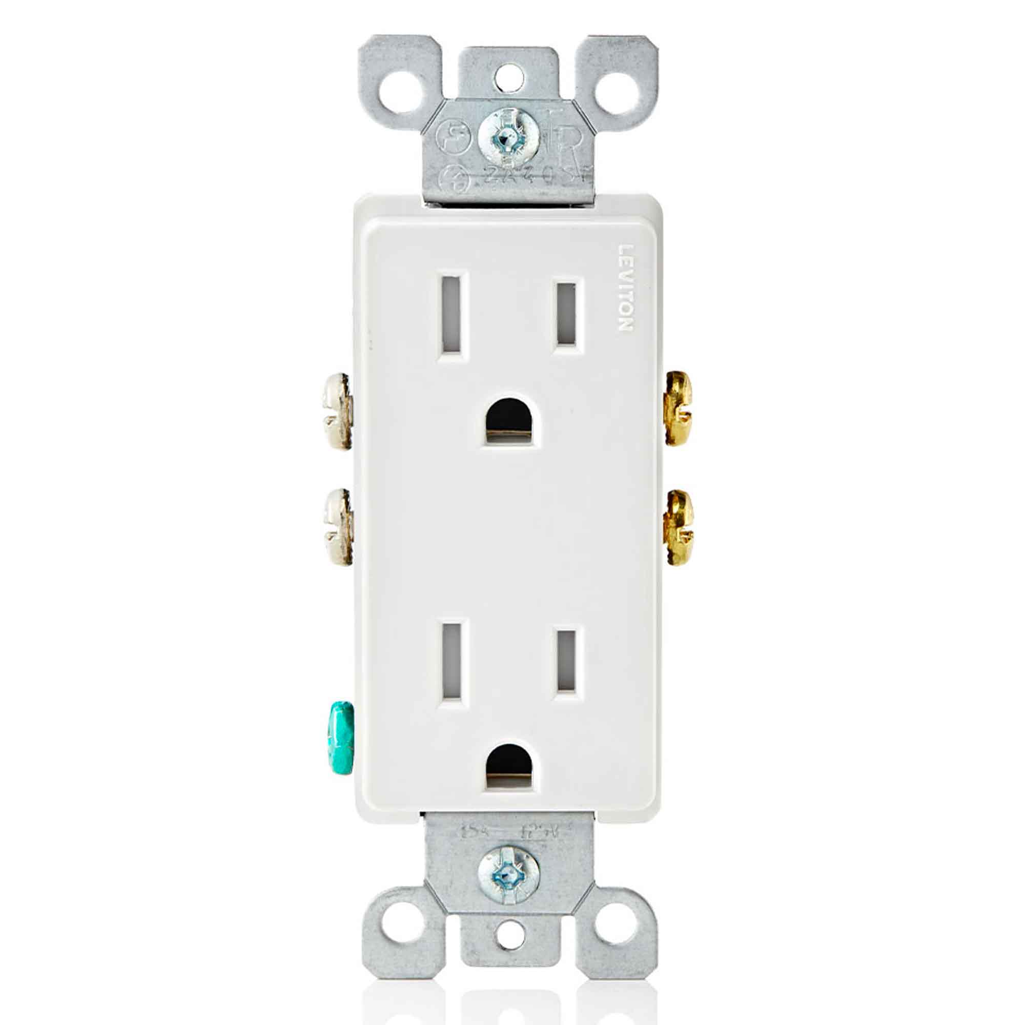 Prise Decora de 15 A / 125 V, blanc