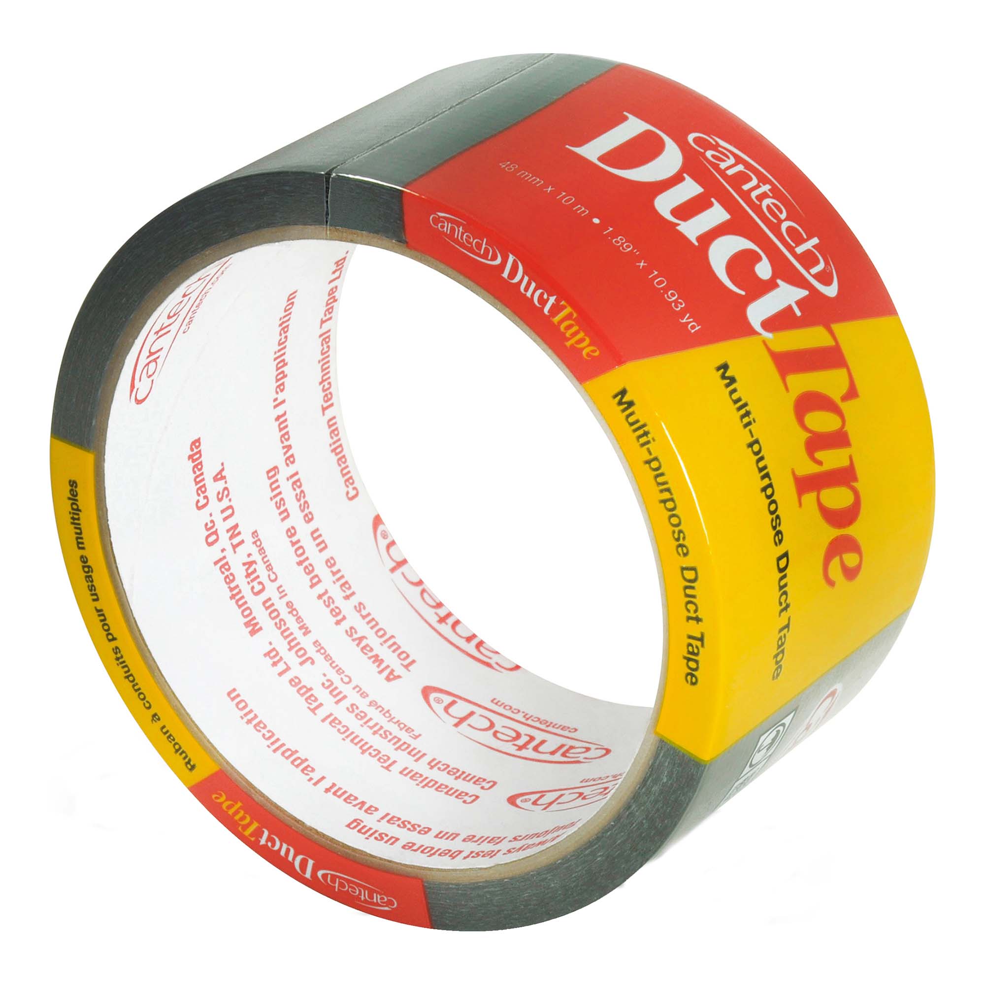 Ruban Duct Tape noir, 48 mm x 10 m