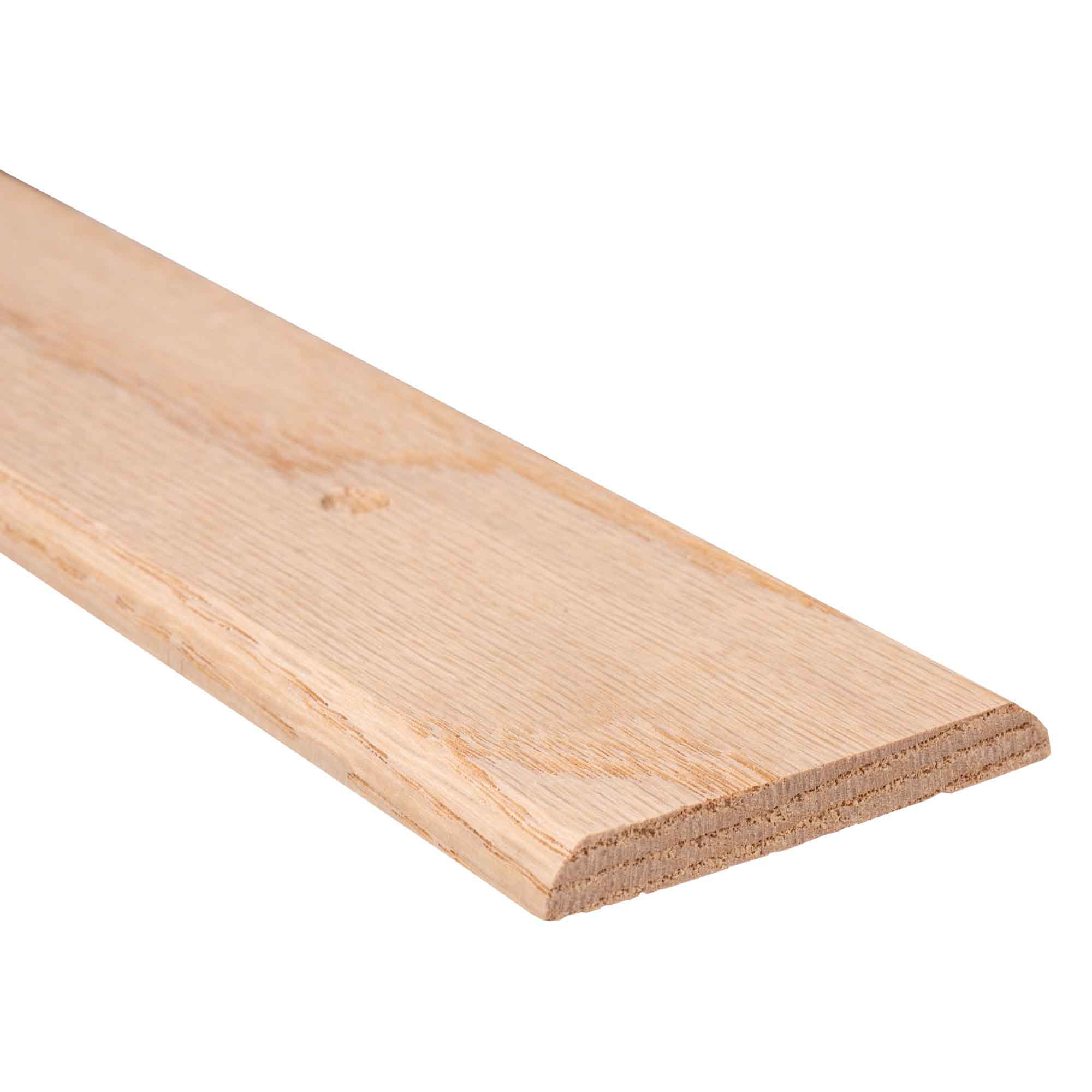 Bordure de joint de plancher en chêne naturel, 3/8" x 2-1/2" x 3'