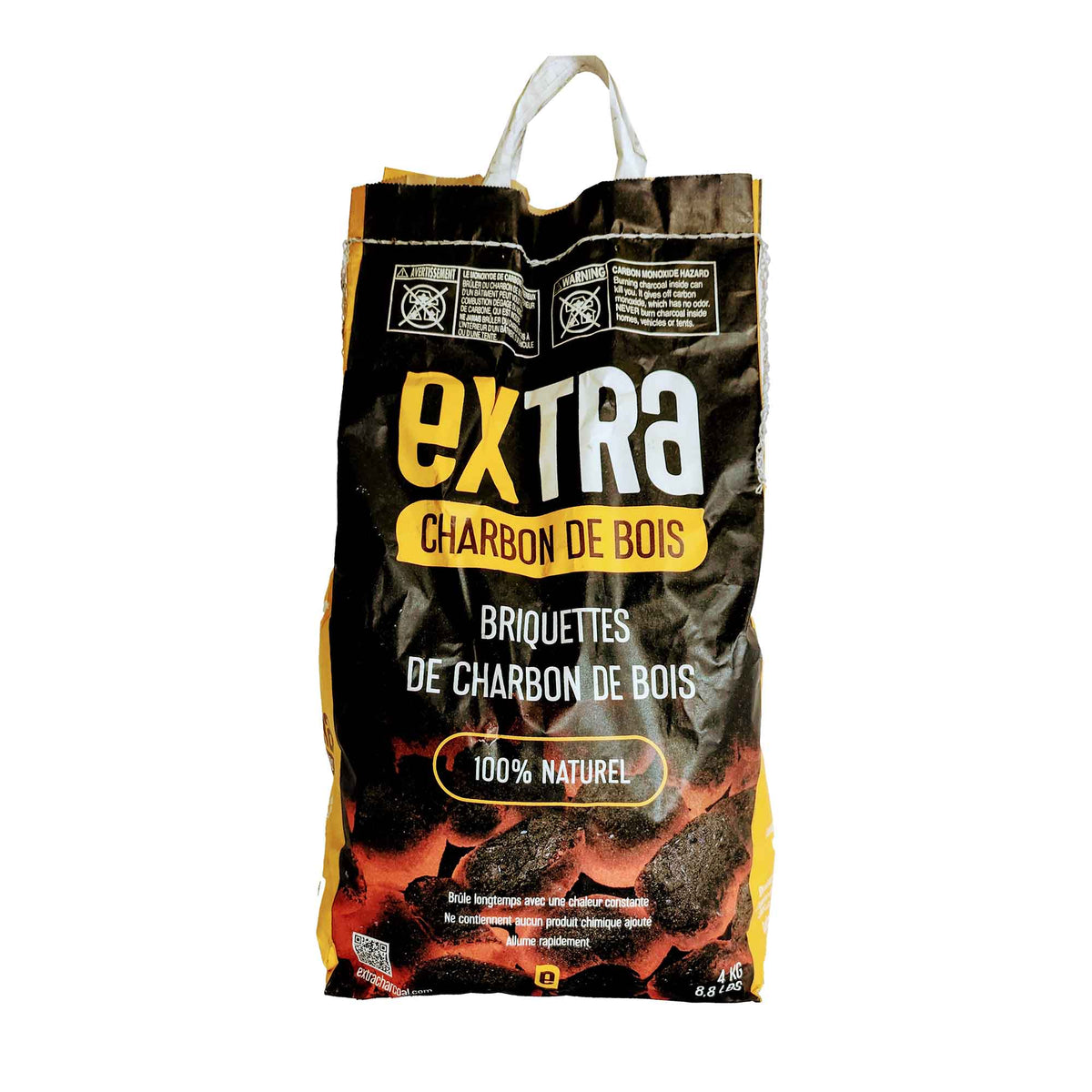 Briquettes de charbon de bois, 4 kg   