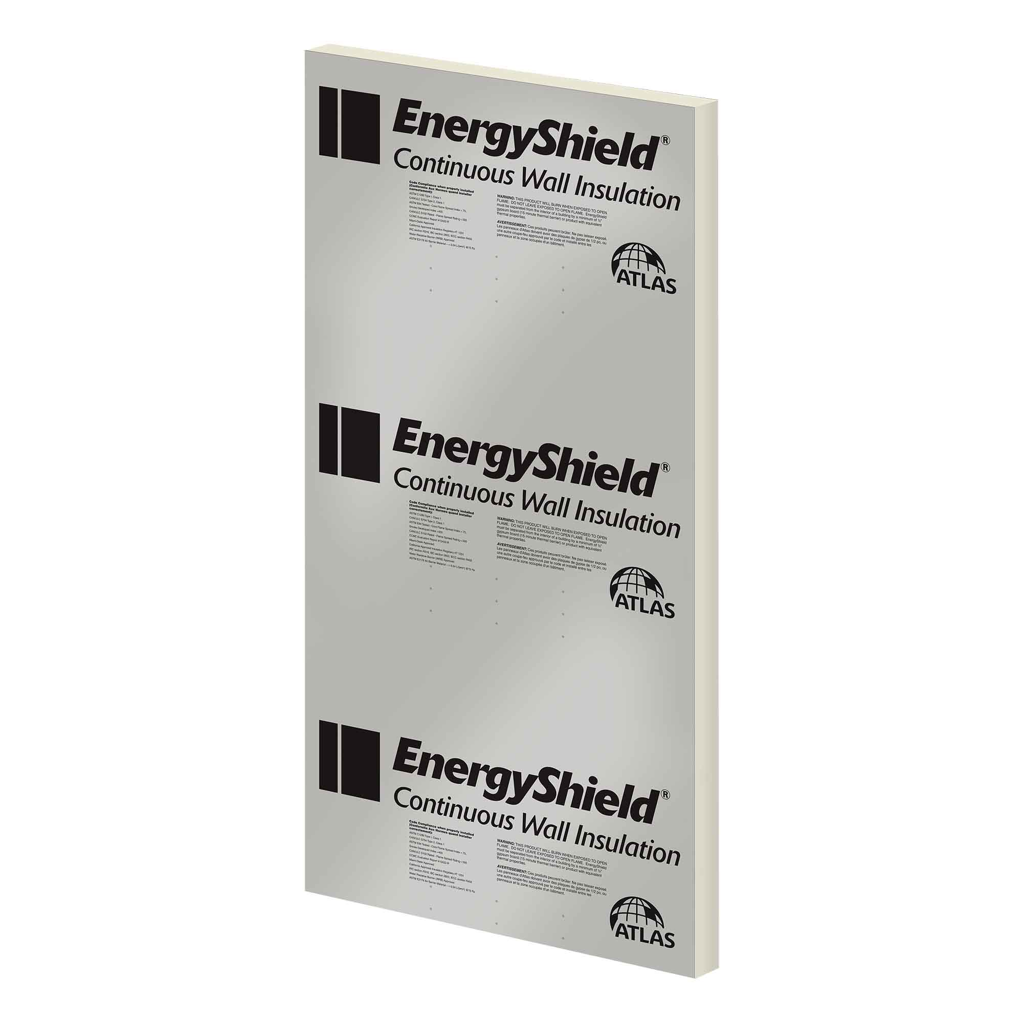 Panneau isolant EnergiyShield R5, 3/4" x 4' x 9' 