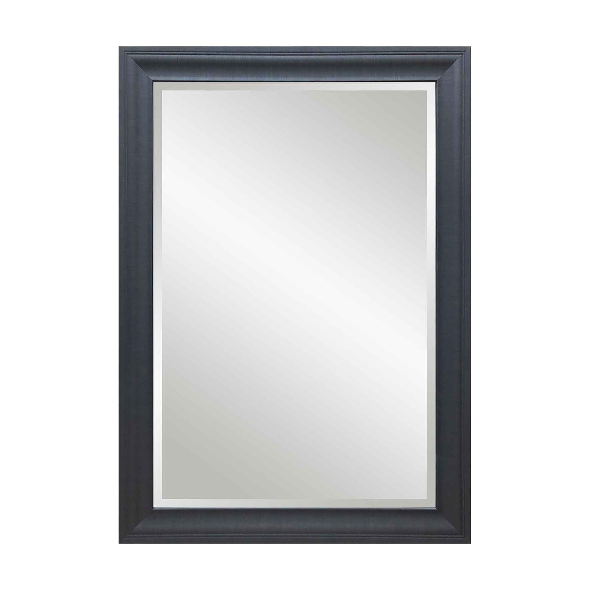 Miroir rectangulaire de 24&quot; x 36&quot; avec encadrement, noir