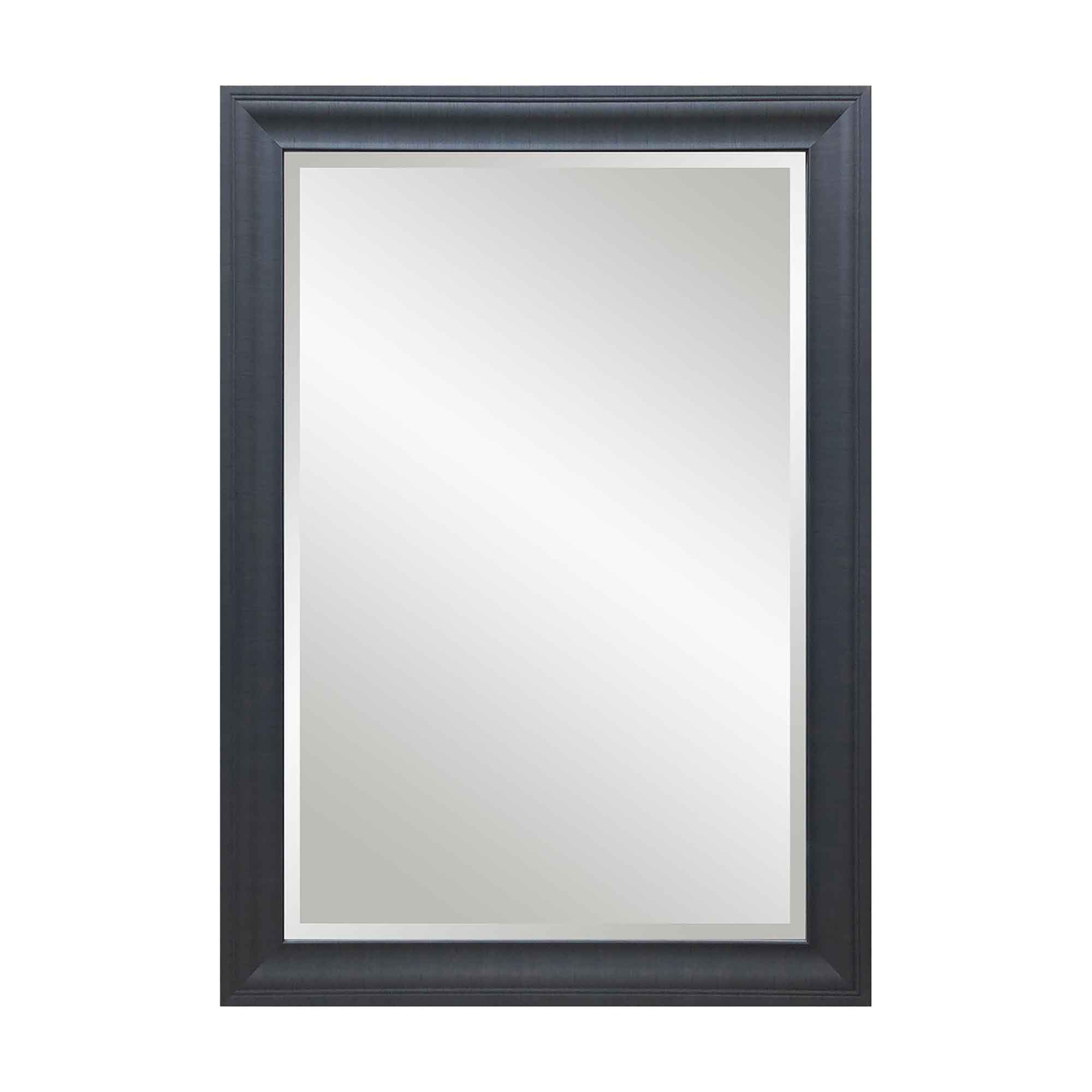 Miroir rectangulaire de 24" x 36" avec encadrement, noir