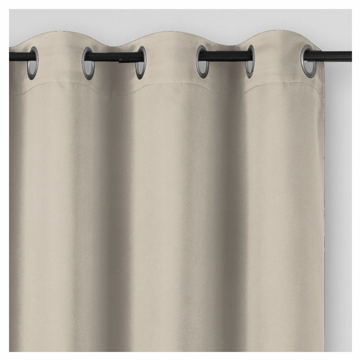 Rideau coupe-lumière Peyote, beige