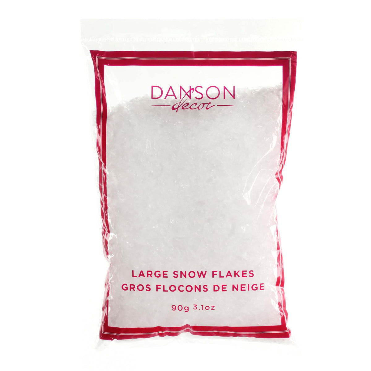 Sac de neige artificielle (gros flocons blancs), 90 gr
