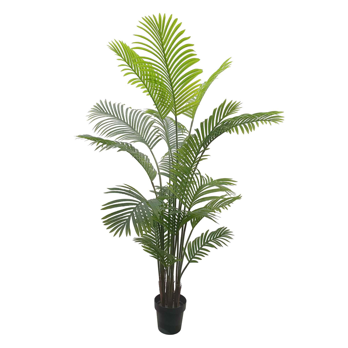 Palmier artificiel au ''touché naturel'' en pot, 80,7"