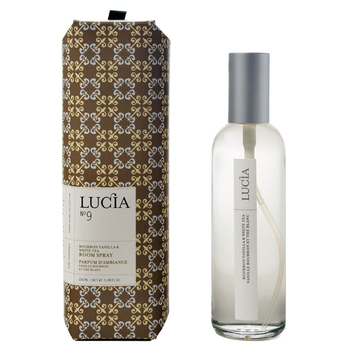 Parfum d’ambiance Lucia N° 9, vanille bourbon et thé blanc (100 ml)