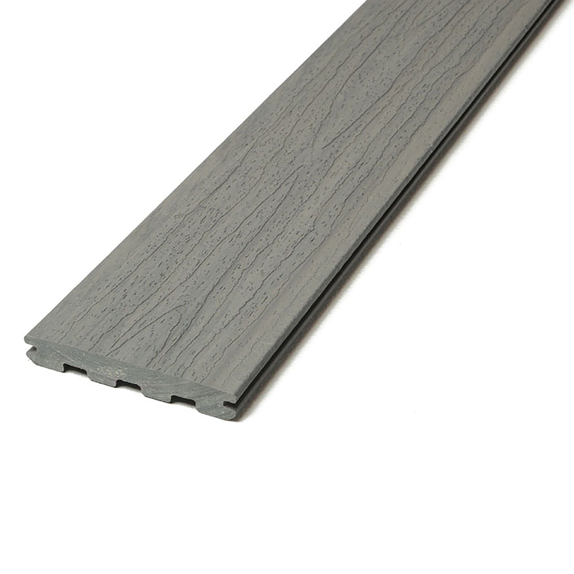 Plancher de composite rainuré gris Ridgeline Trailhead, 7/8" x 5-1/2" x 16' 