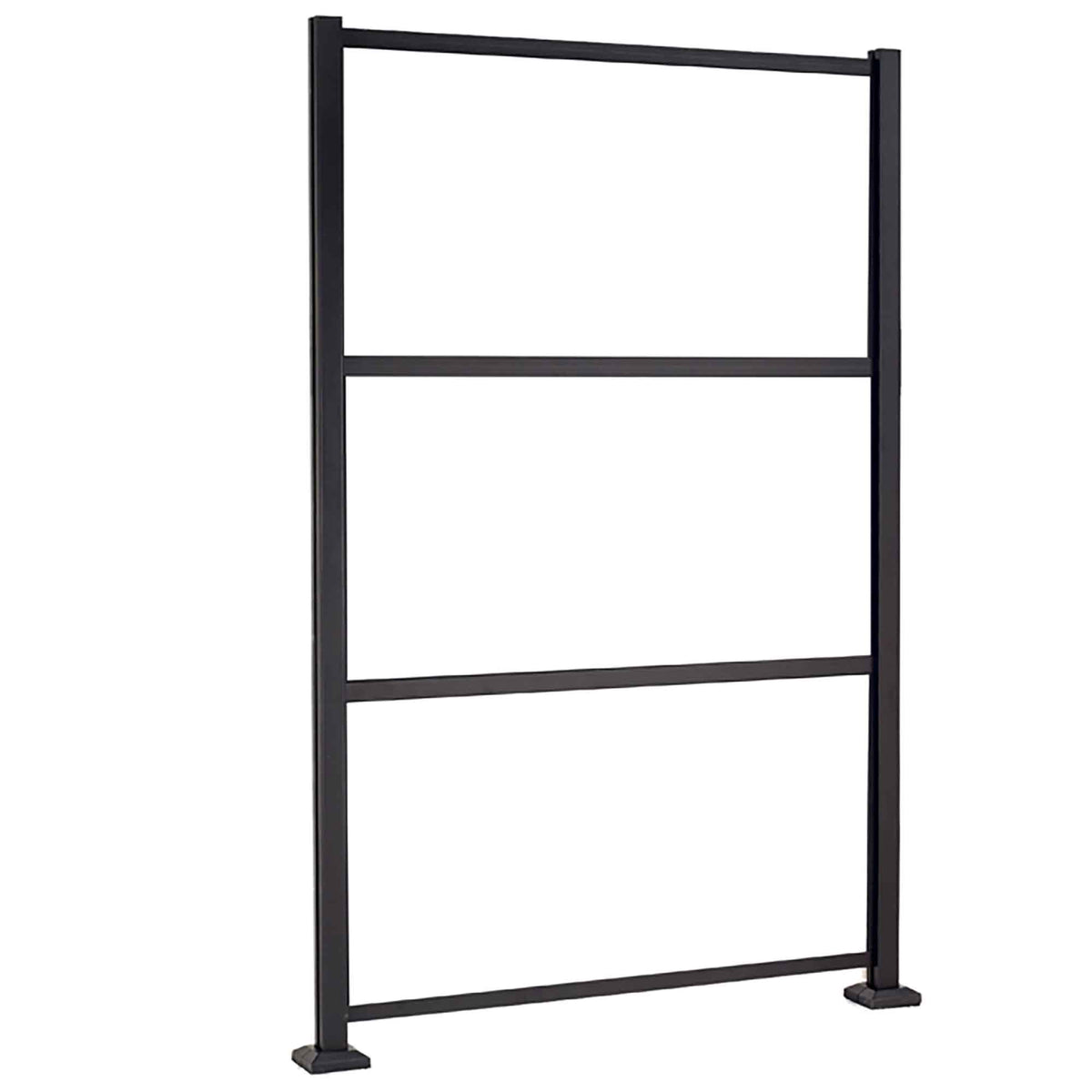 Structure en aluminium noir mat de 50&#39;&#39; x 78&#39;&#39; pour panneaux décoratifs, 24&#39;&#39; x 48&#39;&#39;