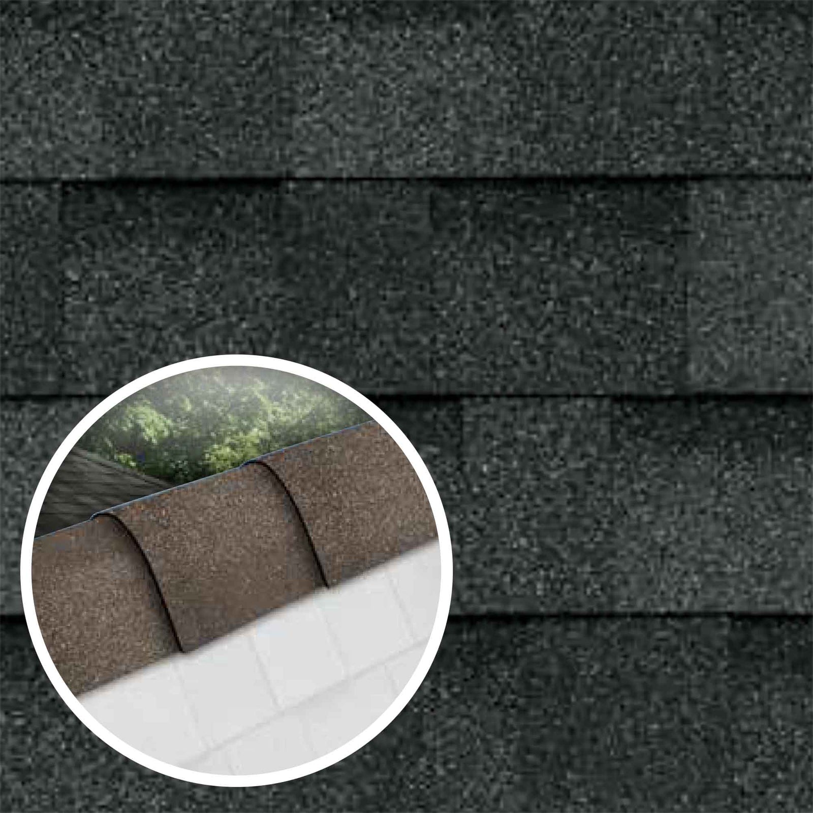 Bardeaux de finition pour faîte Hip et Ridge Plus, gris charbon