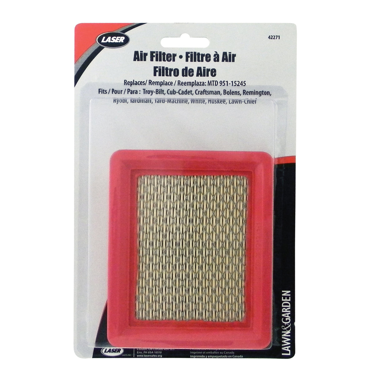 Filtre à air MTD 951-15245