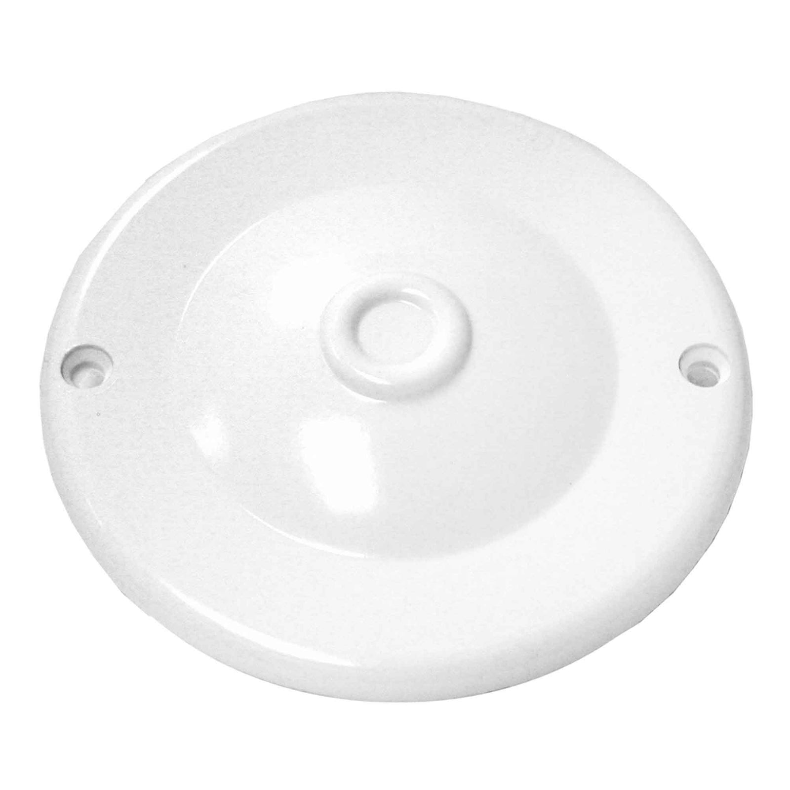 Couvercle pour lampe suspendue en blanc, 4"