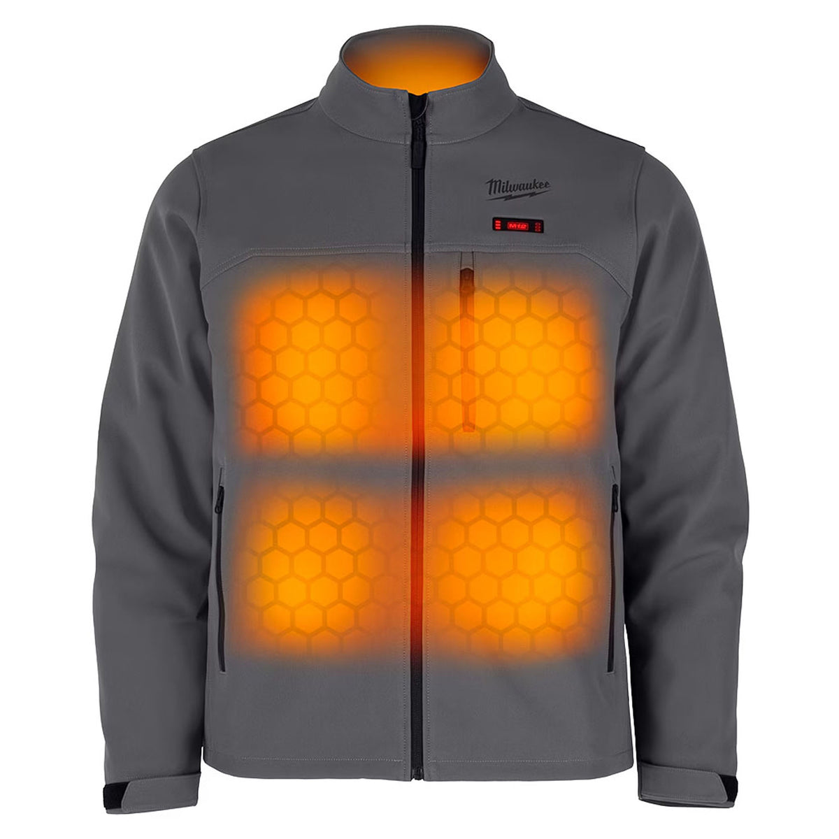 Veste chauffante M12 Toughshell, 2 T-grand (gris)