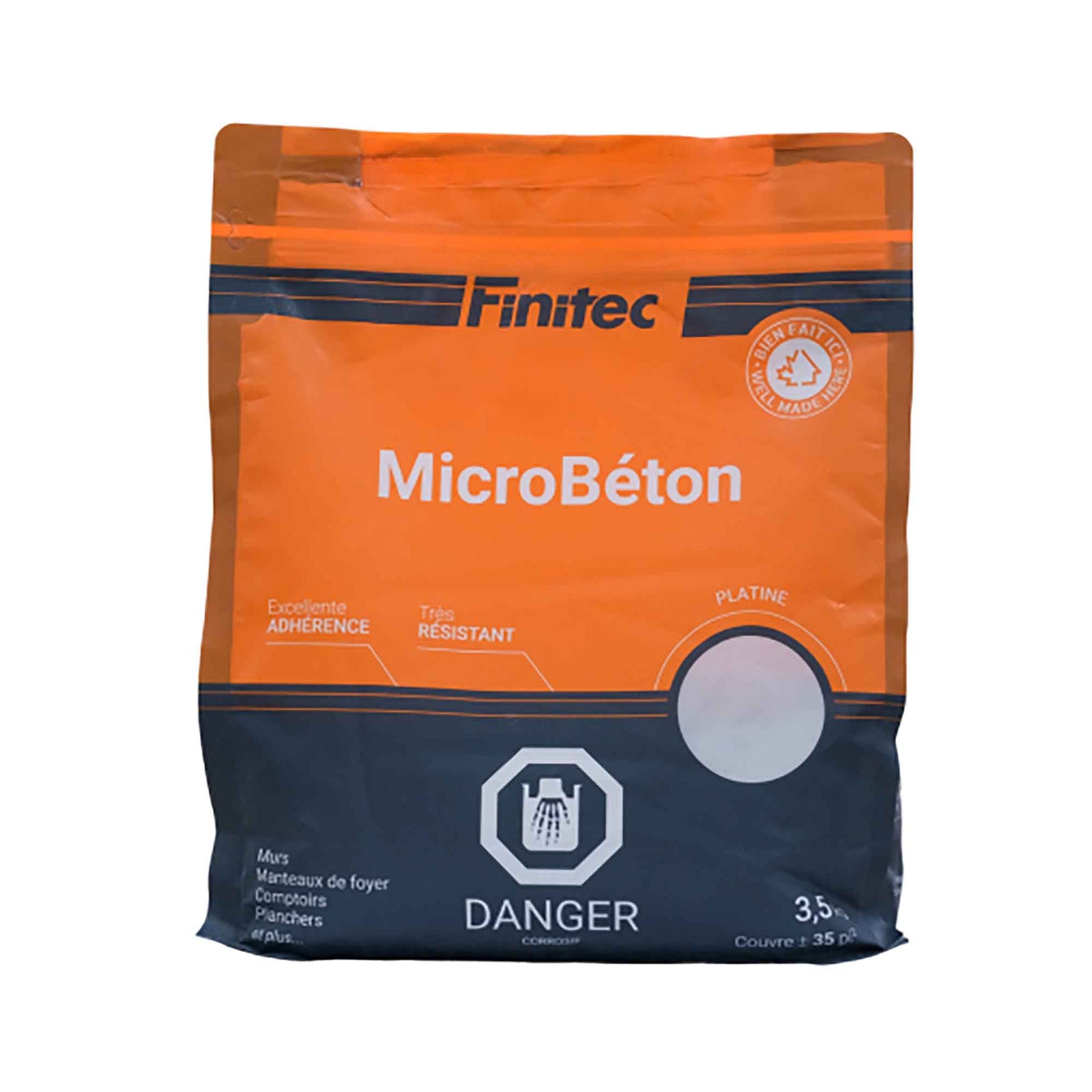 MicroBéton, platine (3,5 kg)