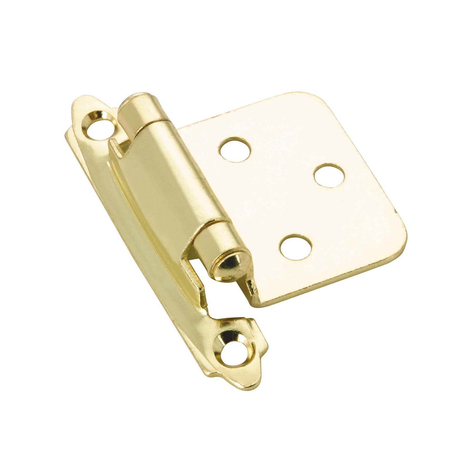 Charnière # 134 semi-dissimulée avec ressort, laiton (2 unités)