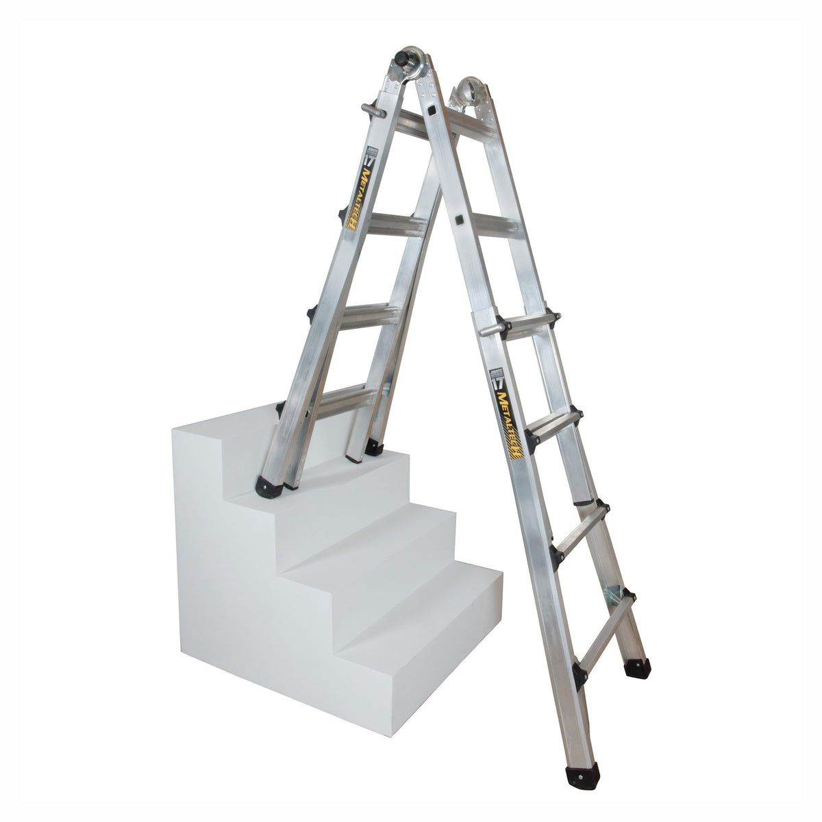 Échelle télescopique en aluminium à multipositions, 17' (grade 1A)